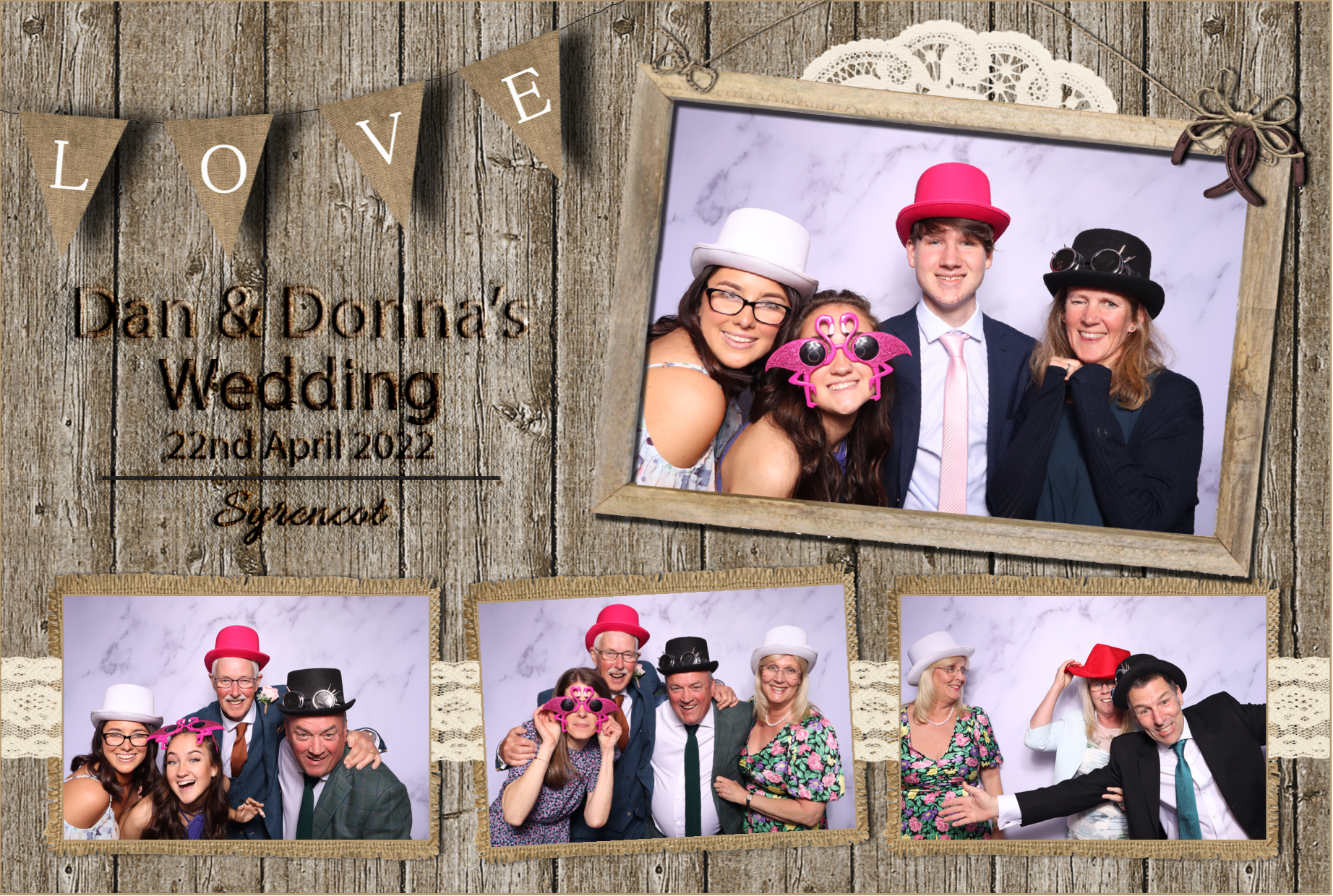 Dan & Donna | View more photos from the event at images.mobile-photo-booth.com/u/MobilePhotoBoothUK/Dan-Donna