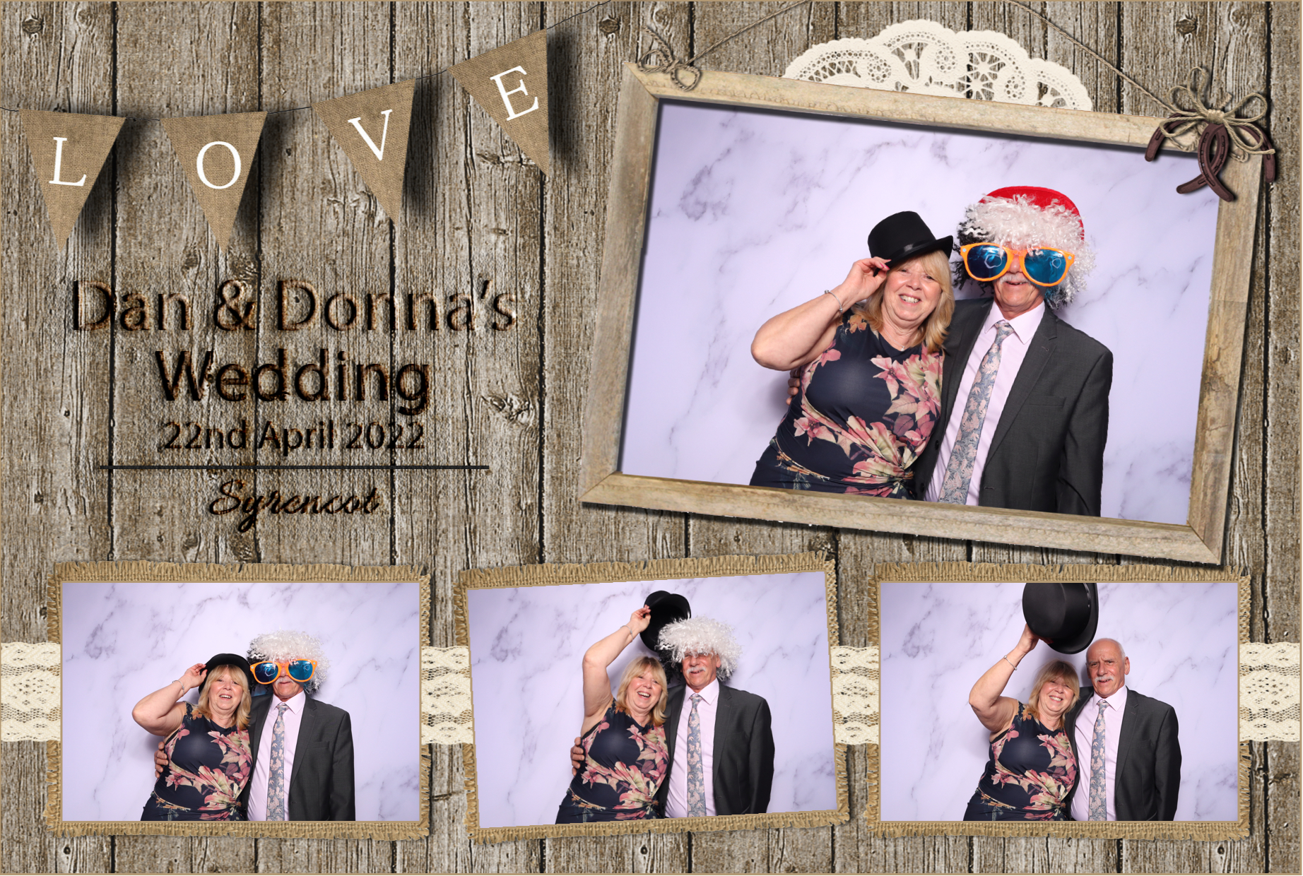 Dan & Donna | View more photos from the event at images.mobile-photo-booth.com/u/MobilePhotoBoothUK/Dan-Donna