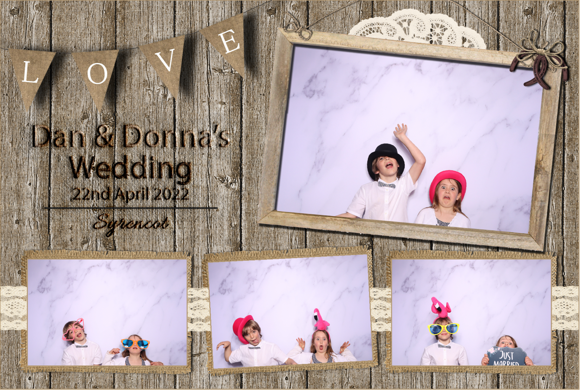 Dan & Donna | View more photos from the event at images.mobile-photo-booth.com/u/MobilePhotoBoothUK/Dan-Donna