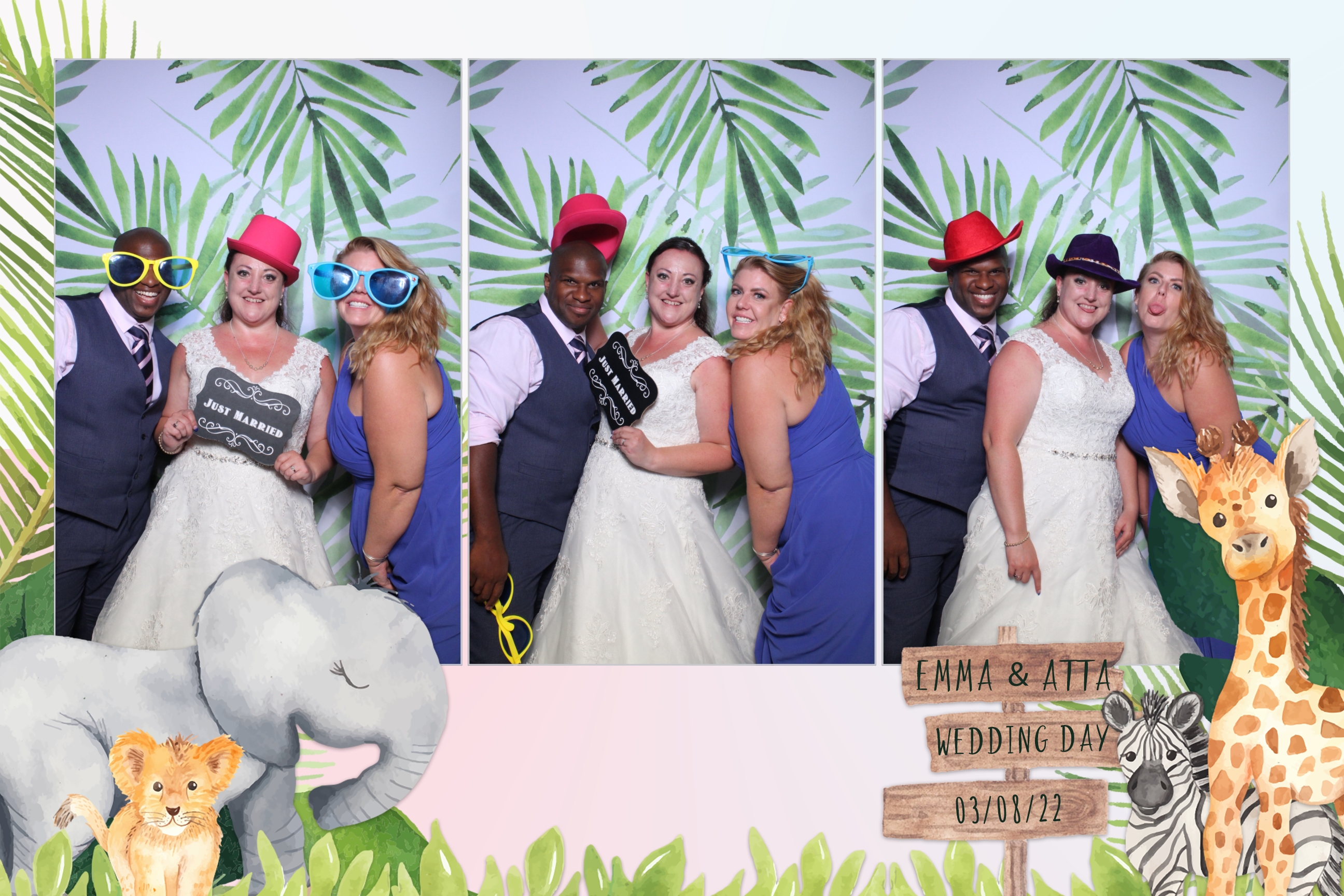 Emma & Atta | View more photos from the event at images.mobile-photo-booth.com/u/MobilePhotoBoothUK/Emma-Atta
