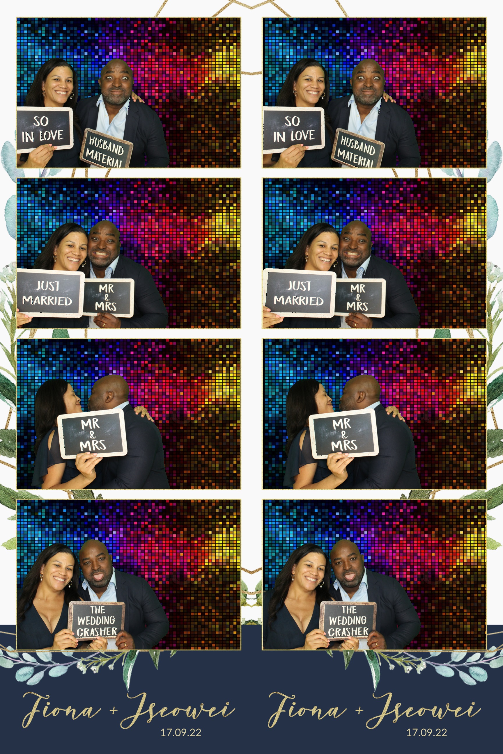 Fiona & Iseowei | View more photos from the event at images.mobile-photo-booth.com/u/MobilePhotoBoothUK/Fiona-Iseowei