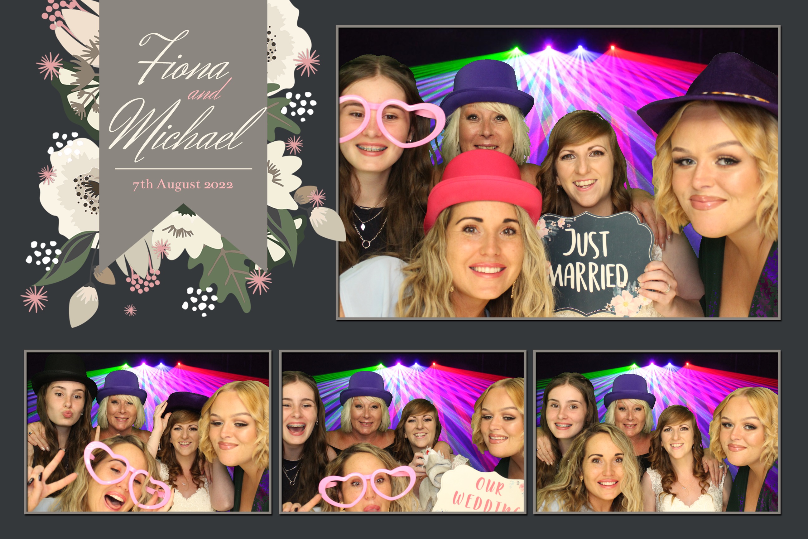 Fiona & Michael | View more photos from the event at images.mobile-photo-booth.com/u/MobilePhotoBoothUK/Fiona-Michael