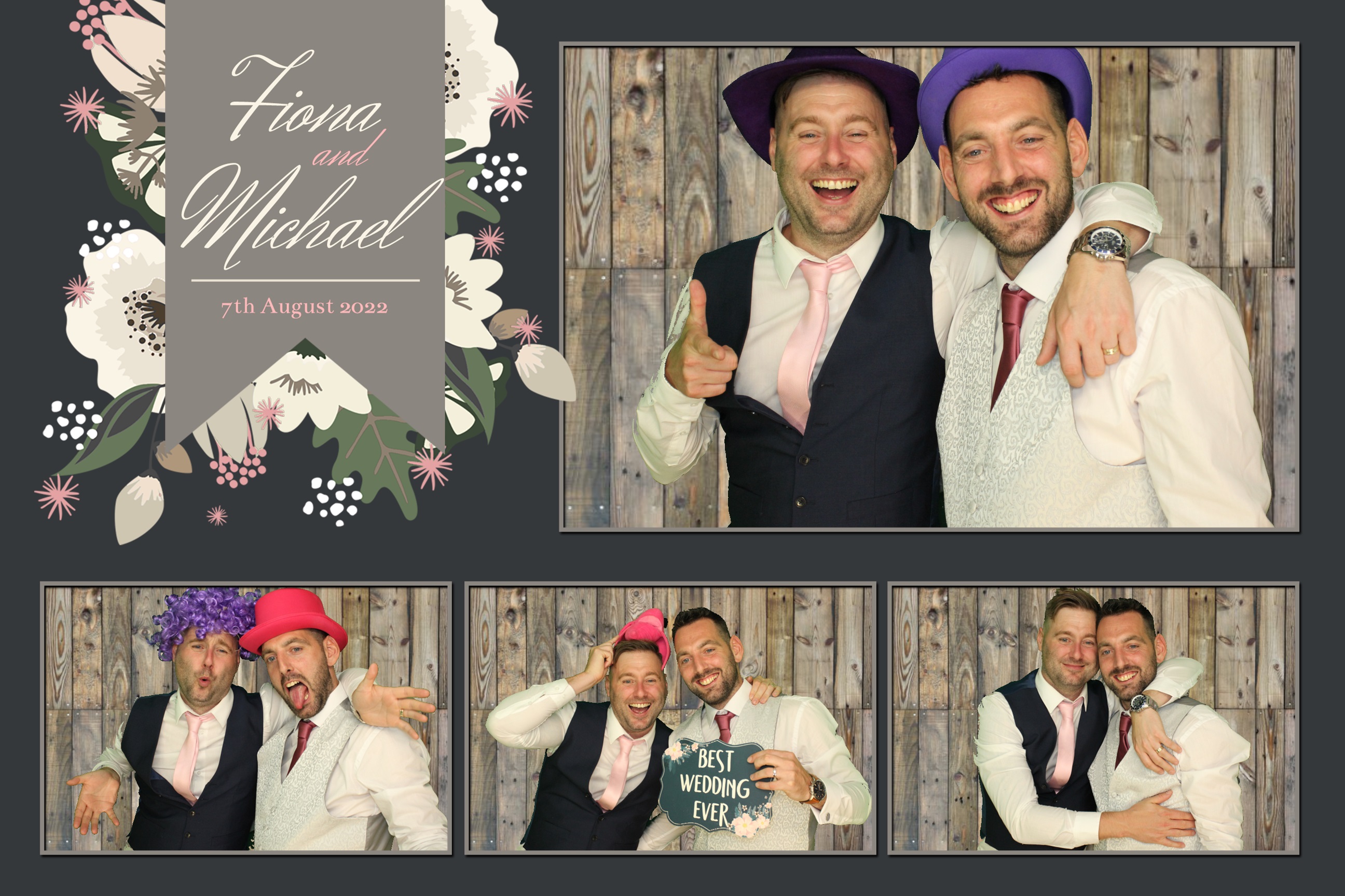 Fiona & Michael | View more photos from the event at images.mobile-photo-booth.com/u/MobilePhotoBoothUK/Fiona-Michael