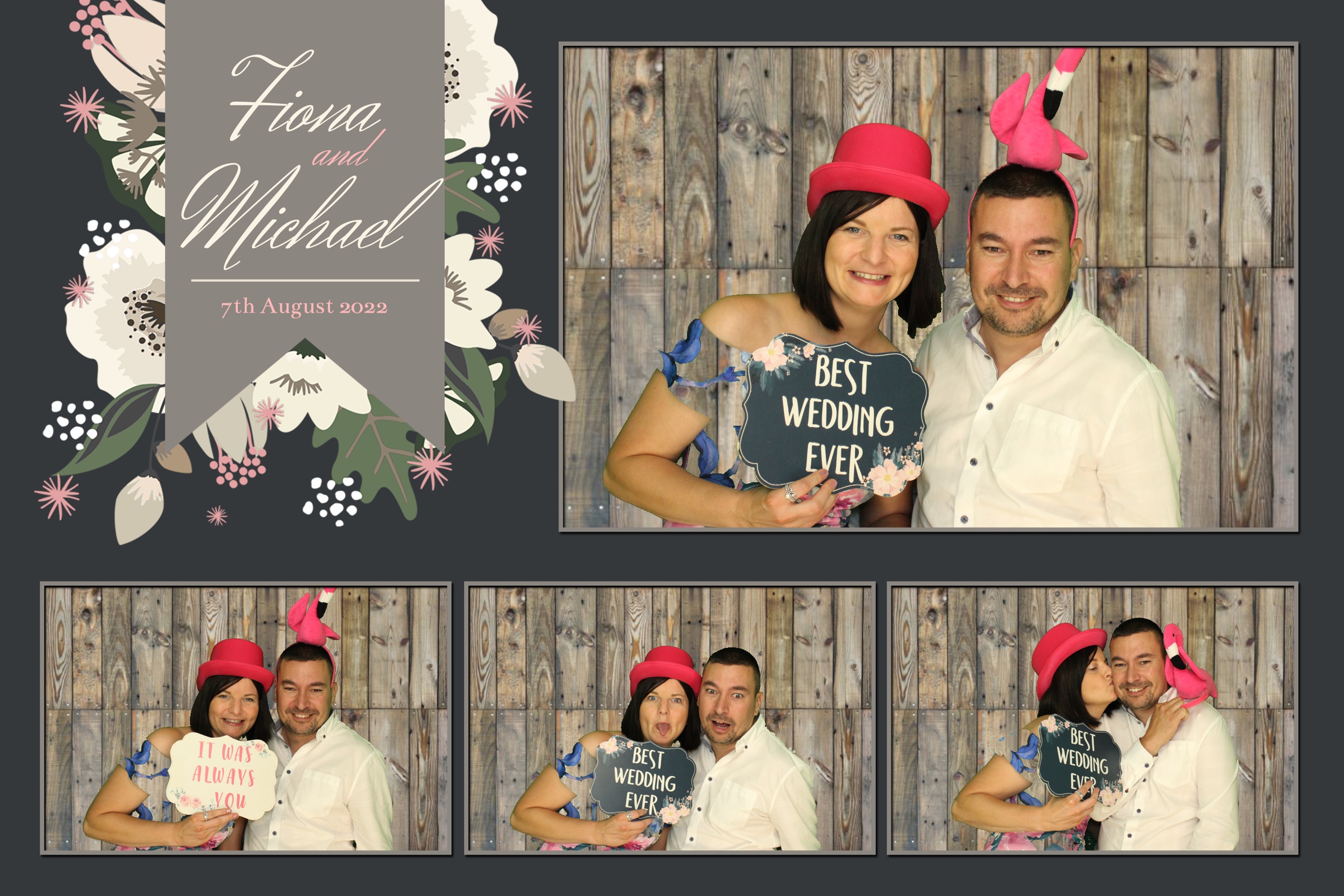 Fiona & Michael | View more photos from the event at images.mobile-photo-booth.com/u/MobilePhotoBoothUK/Fiona-Michael