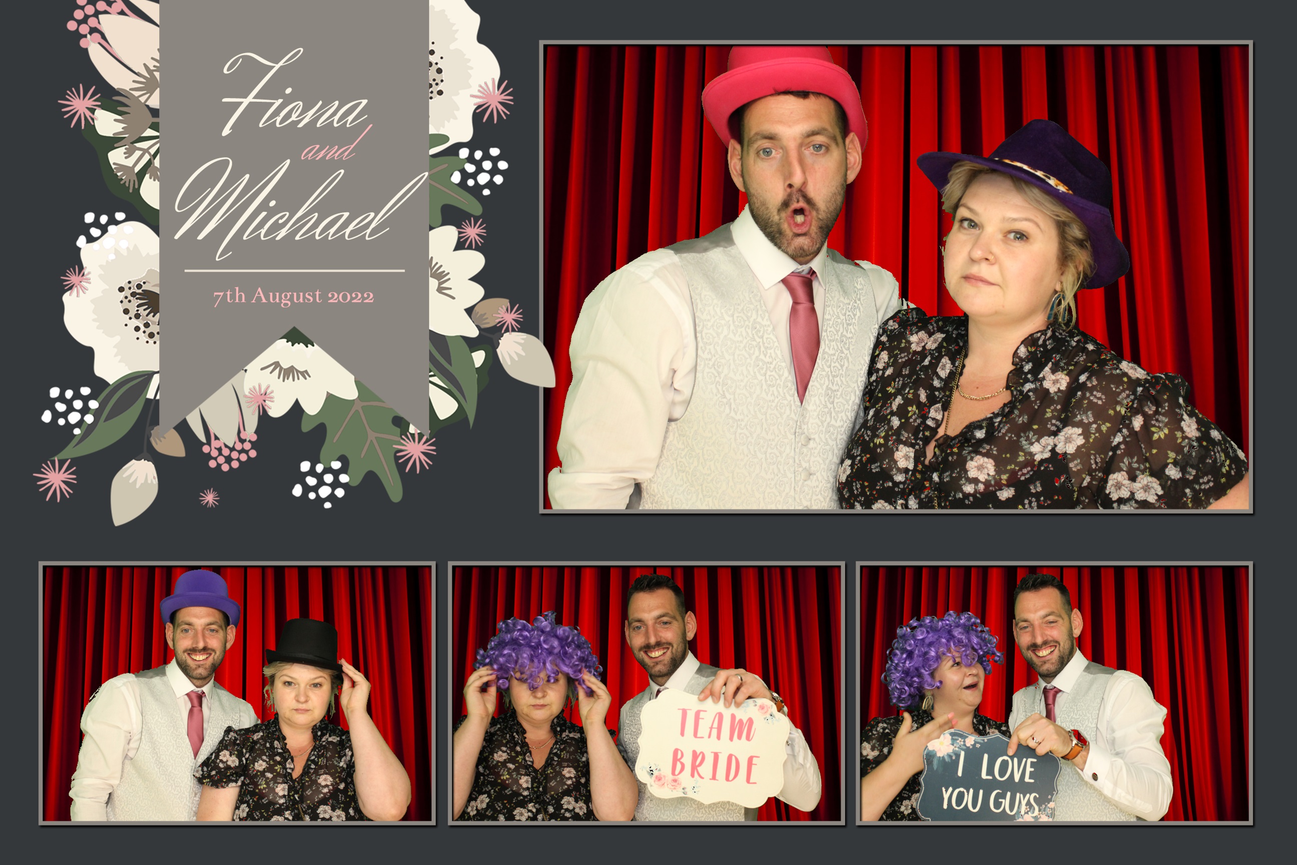 Fiona & Michael | View more photos from the event at images.mobile-photo-booth.com/u/MobilePhotoBoothUK/Fiona-Michael