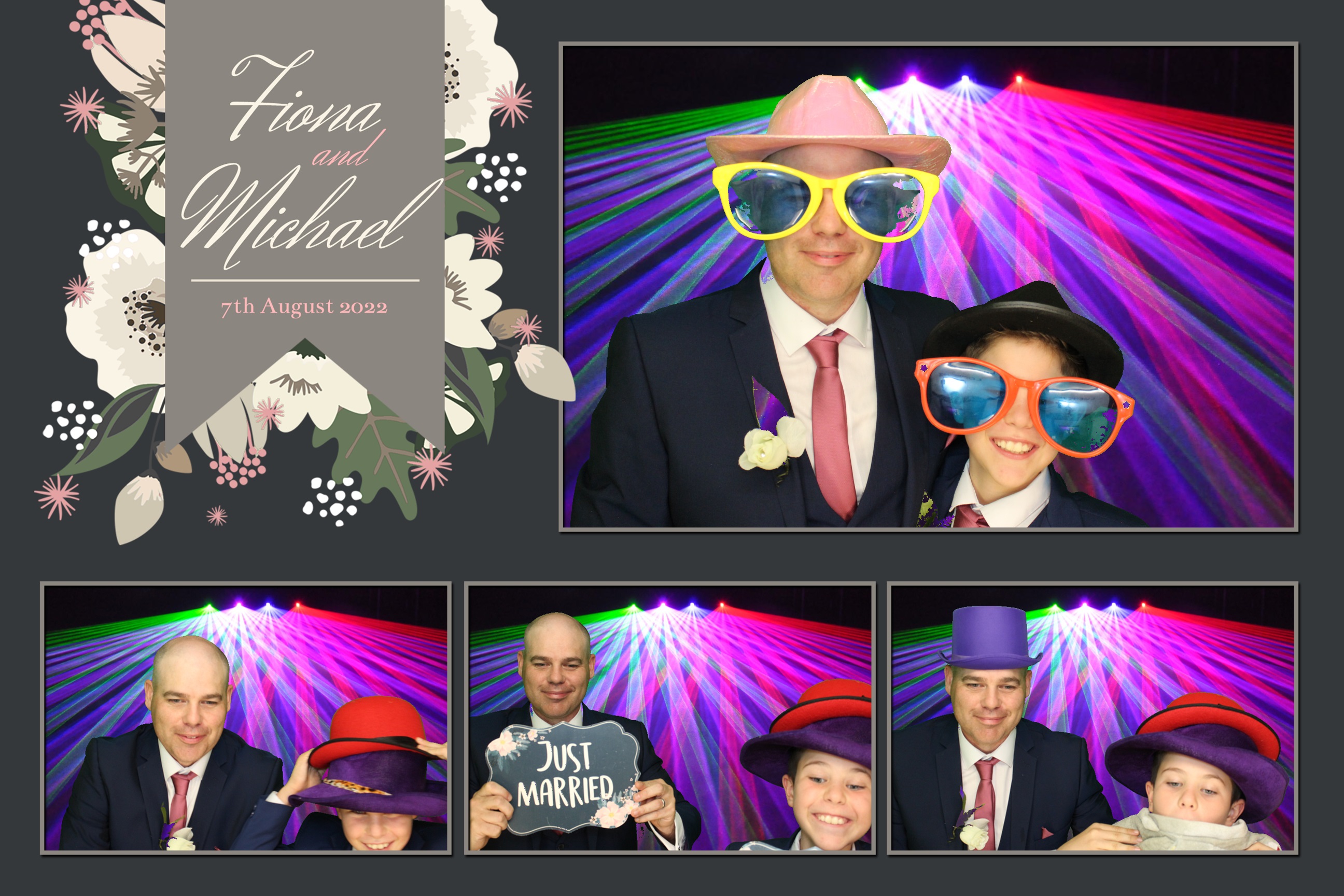 Fiona & Michael | View more photos from the event at images.mobile-photo-booth.com/u/MobilePhotoBoothUK/Fiona-Michael