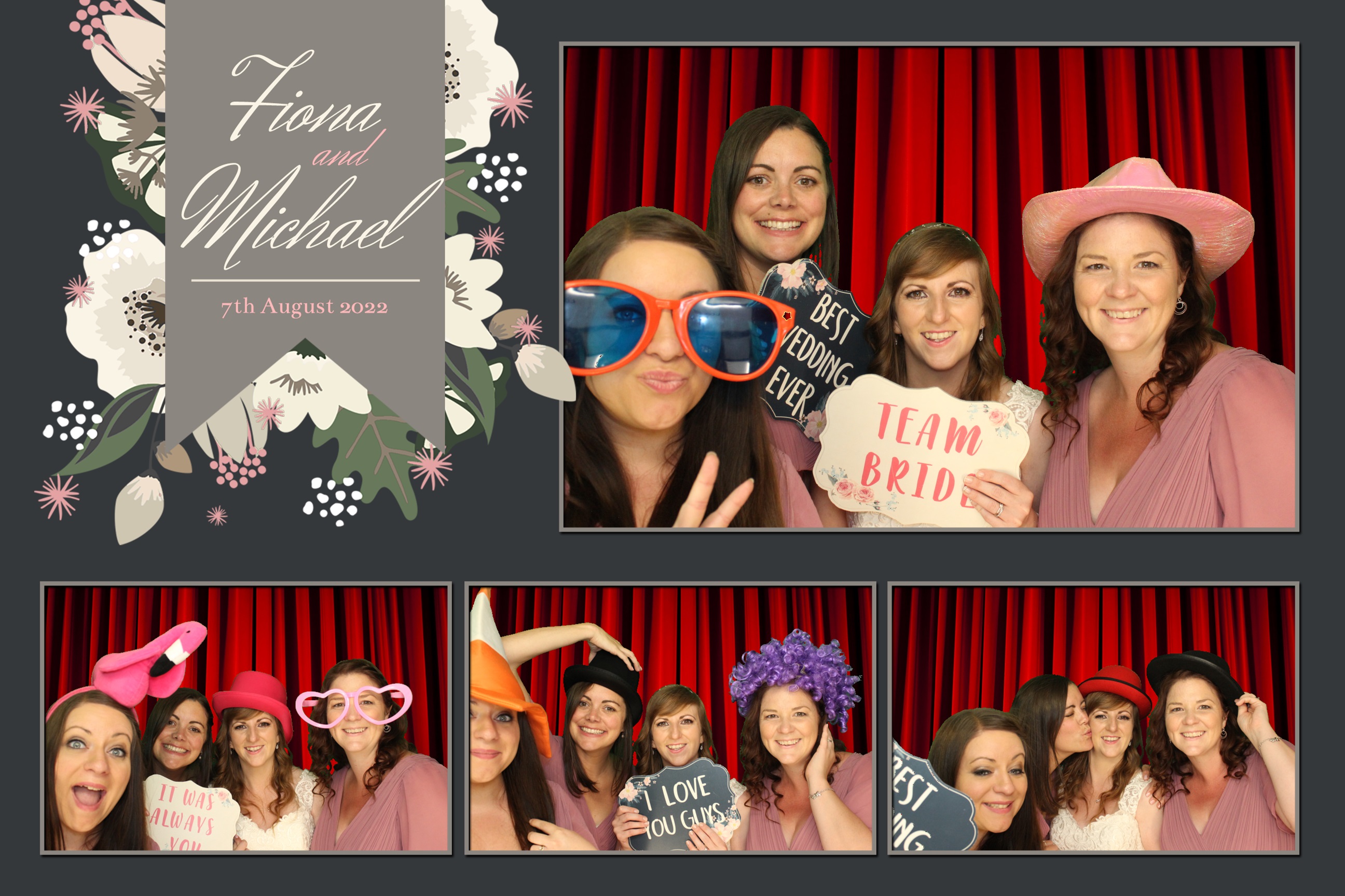 Fiona & Michael | View more photos from the event at images.mobile-photo-booth.com/u/MobilePhotoBoothUK/Fiona-Michael