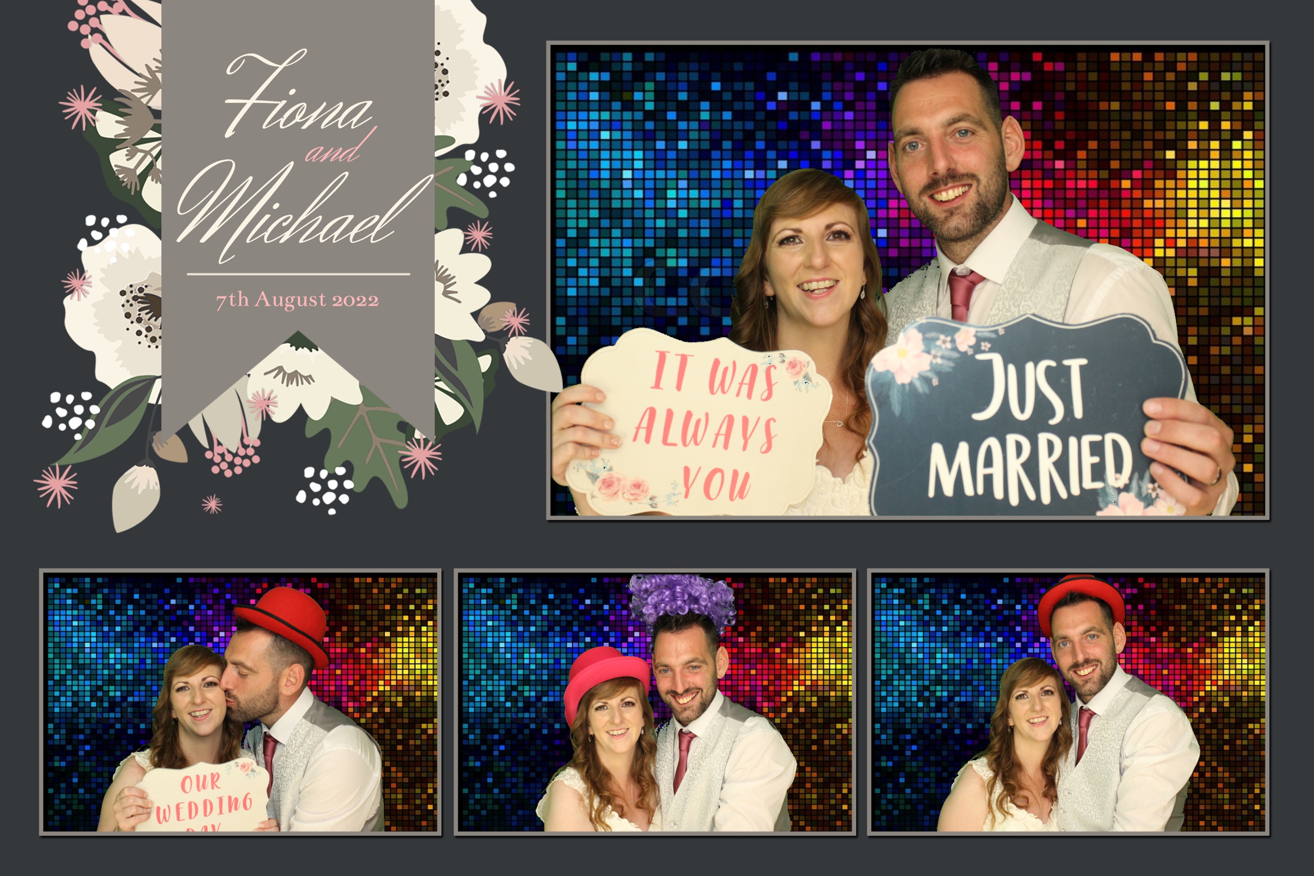Fiona & Michael | View more photos from the event at images.mobile-photo-booth.com/u/MobilePhotoBoothUK/Fiona-Michael
