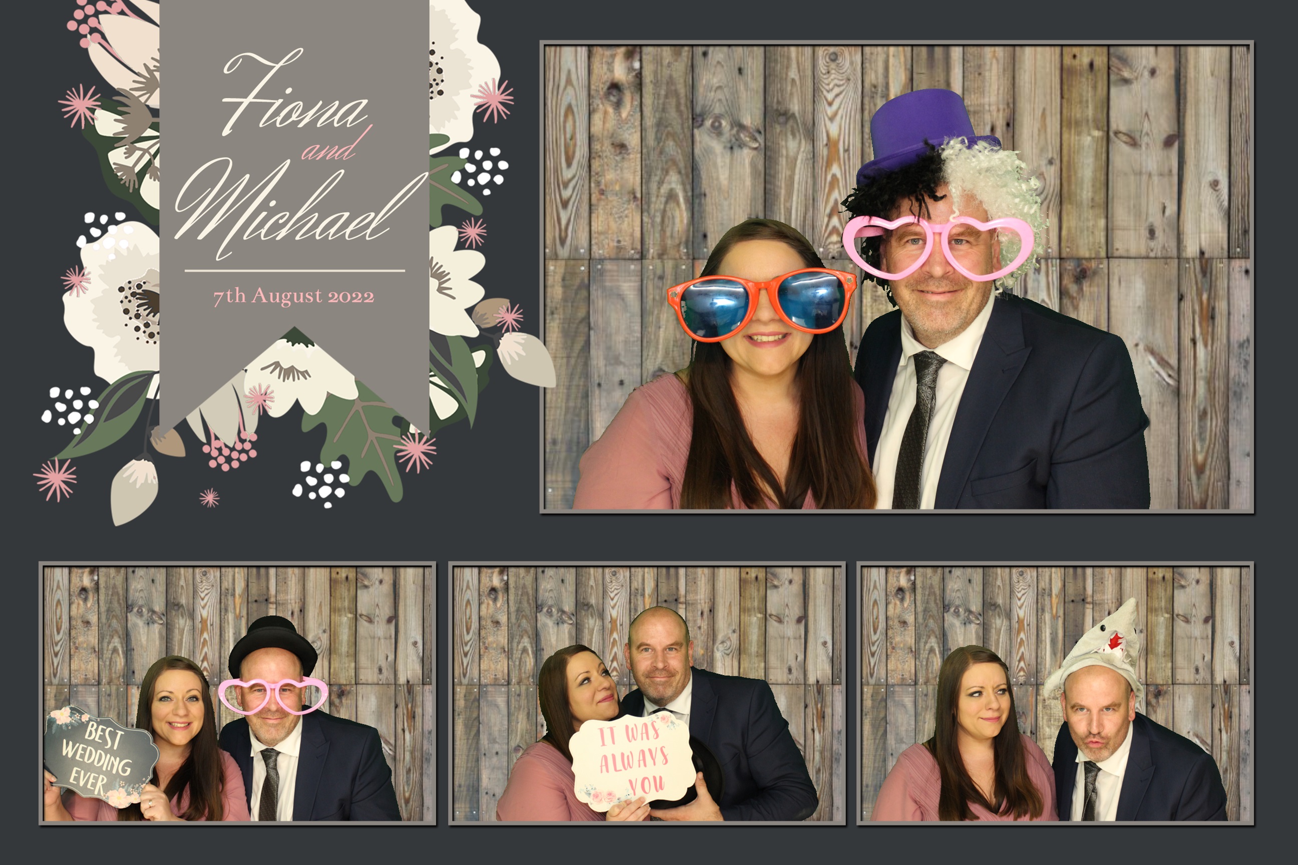 Fiona & Michael | View more photos from the event at images.mobile-photo-booth.com/u/MobilePhotoBoothUK/Fiona-Michael