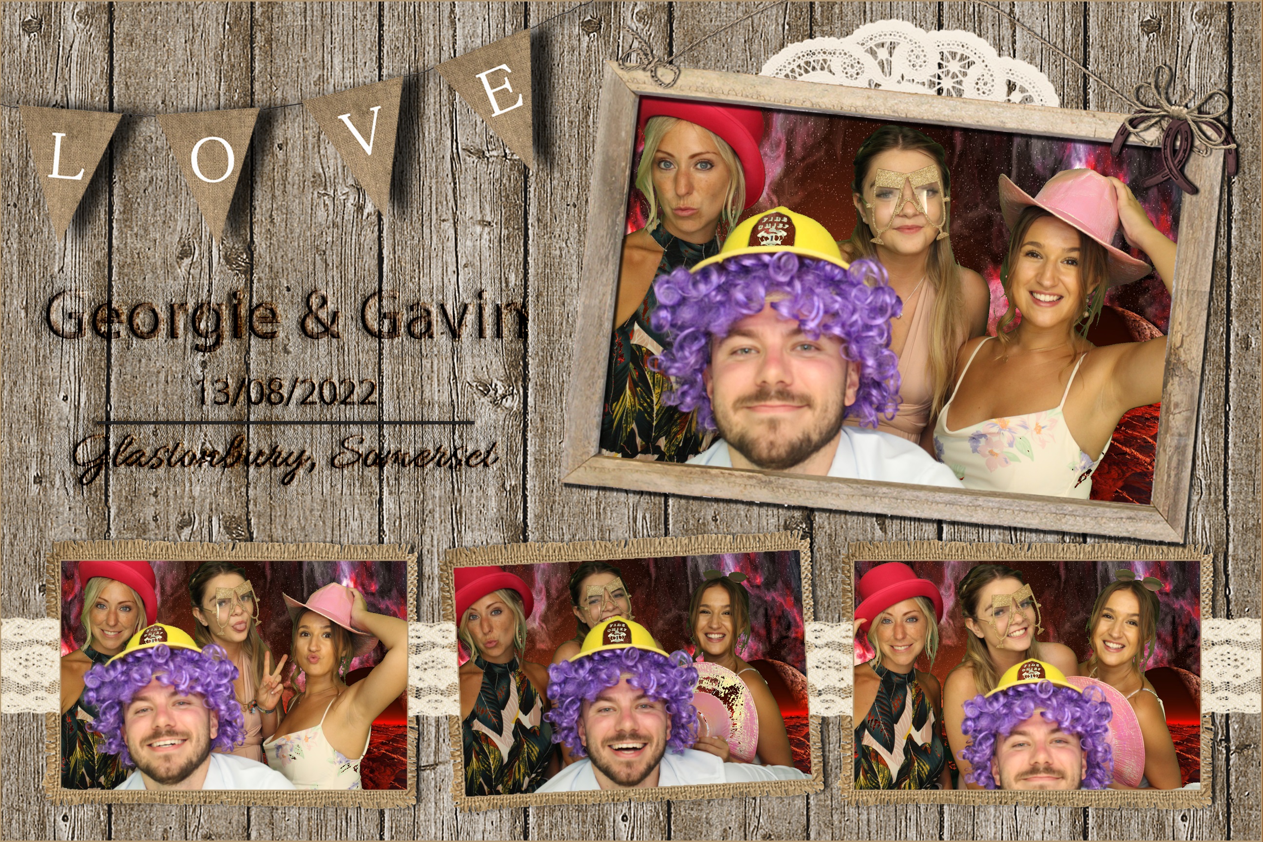 Georgie & Gavin | View more photos from the event at images.mobile-photo-booth.com/u/MobilePhotoBoothUK/Georgie-Gavin