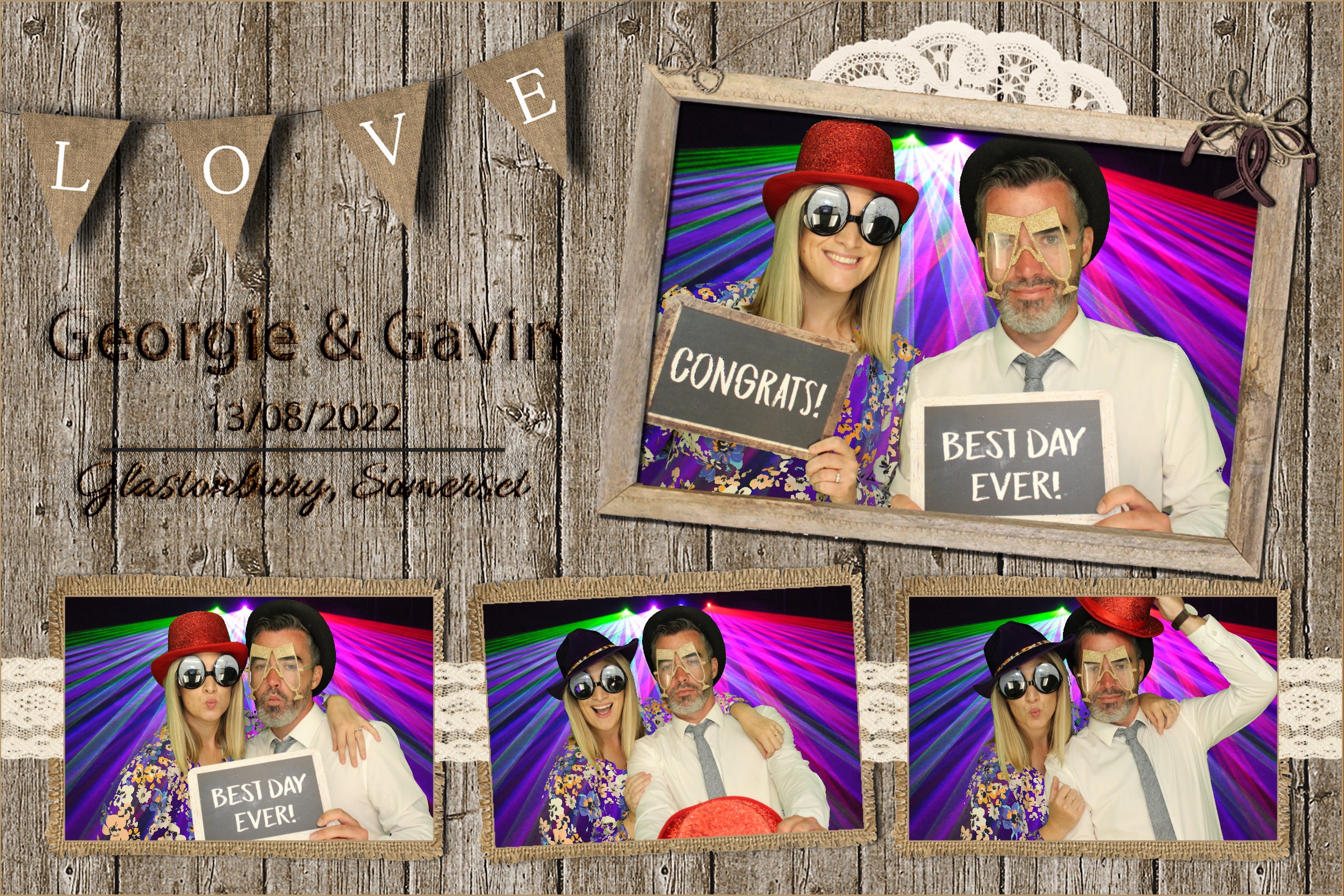 Georgie & Gavin | View more photos from the event at images.mobile-photo-booth.com/u/MobilePhotoBoothUK/Georgie-Gavin