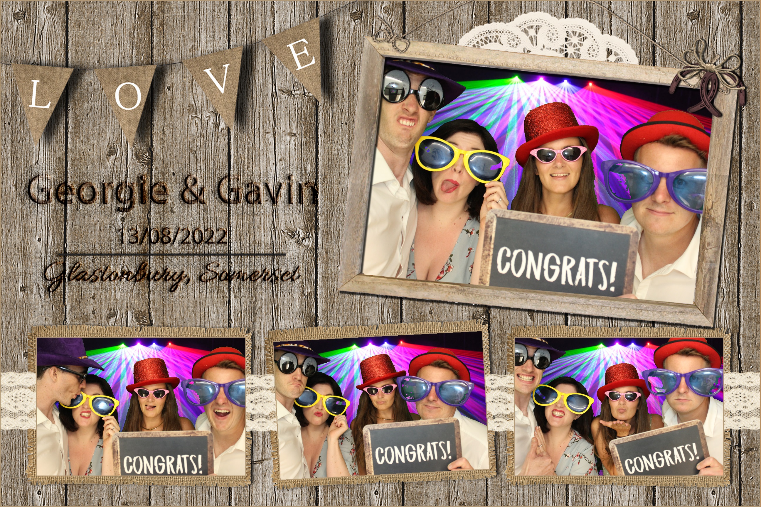 Georgie & Gavin | View more photos from the event at images.mobile-photo-booth.com/u/MobilePhotoBoothUK/Georgie-Gavin