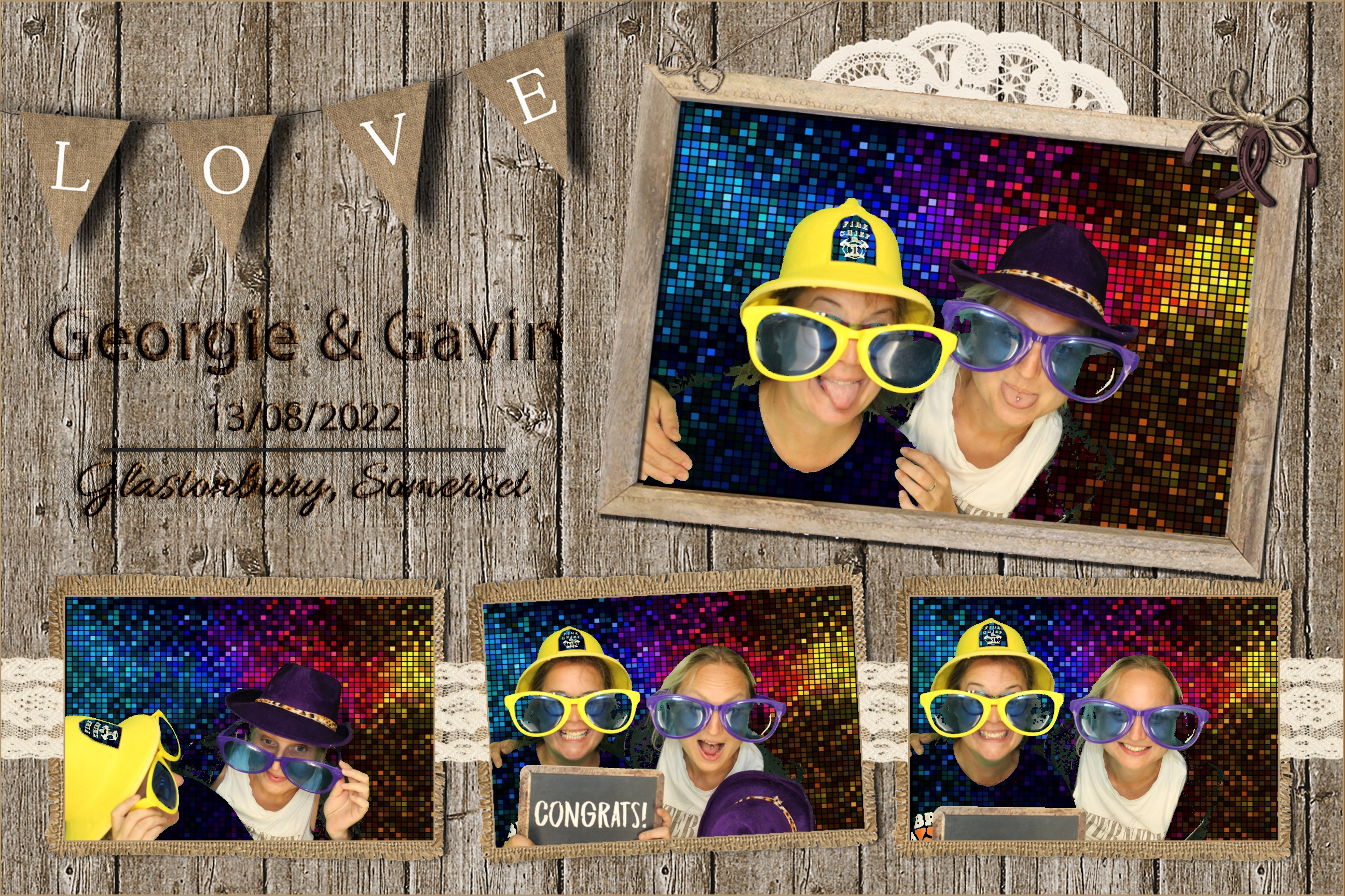 Georgie & Gavin | View more photos from the event at images.mobile-photo-booth.com/u/MobilePhotoBoothUK/Georgie-Gavin