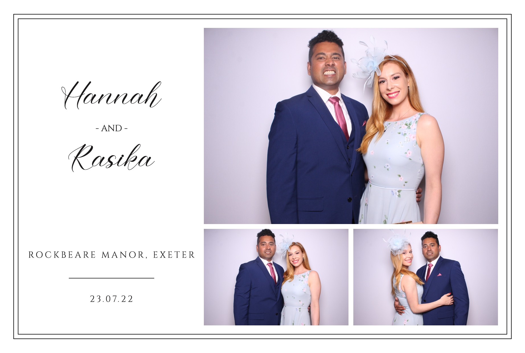Hannah & Rasika | View more photos from the event at images.mobile-photo-booth.com/u/MobilePhotoBoothUK/Hannah-Rasika