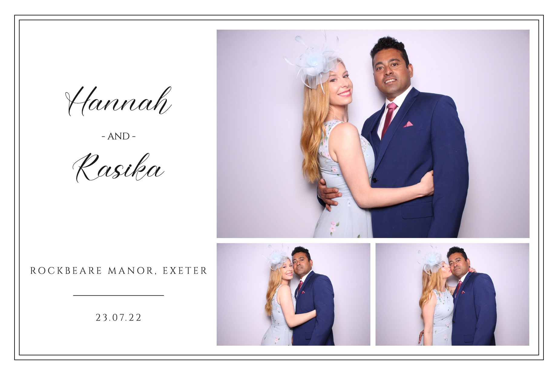 Hannah & Rasika | View more photos from the event at images.mobile-photo-booth.com/u/MobilePhotoBoothUK/Hannah-Rasika