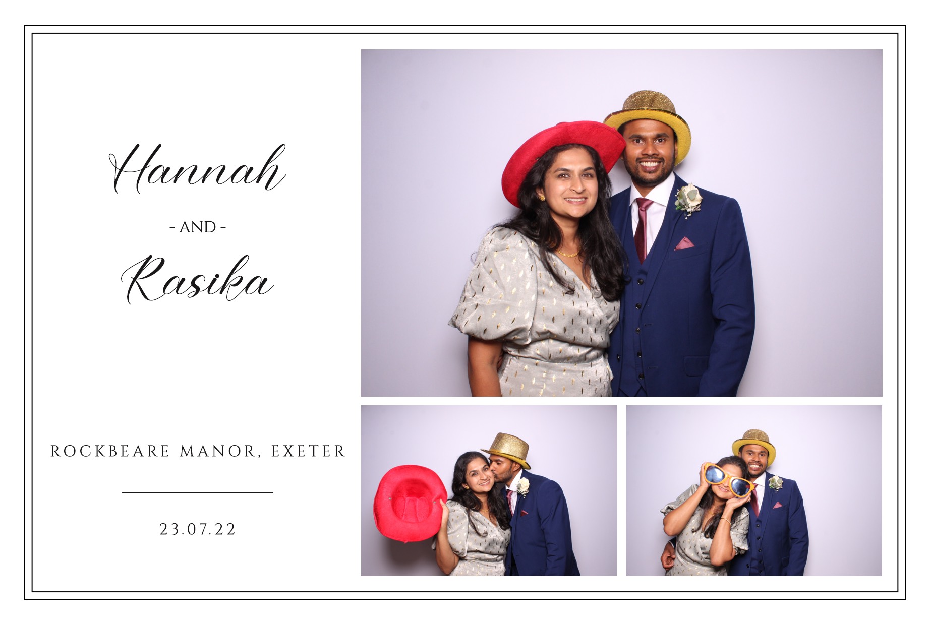 Hannah & Rasika | View more photos from the event at images.mobile-photo-booth.com/u/MobilePhotoBoothUK/Hannah-Rasika