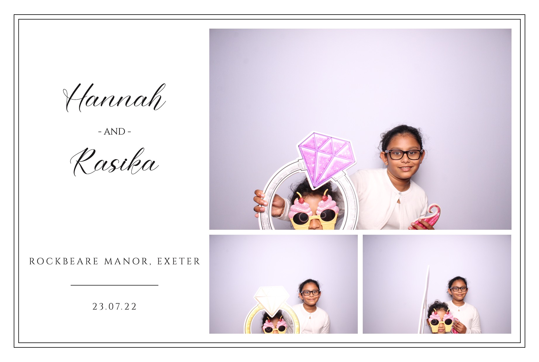 Hannah & Rasika | View more photos from the event at images.mobile-photo-booth.com/u/MobilePhotoBoothUK/Hannah-Rasika
