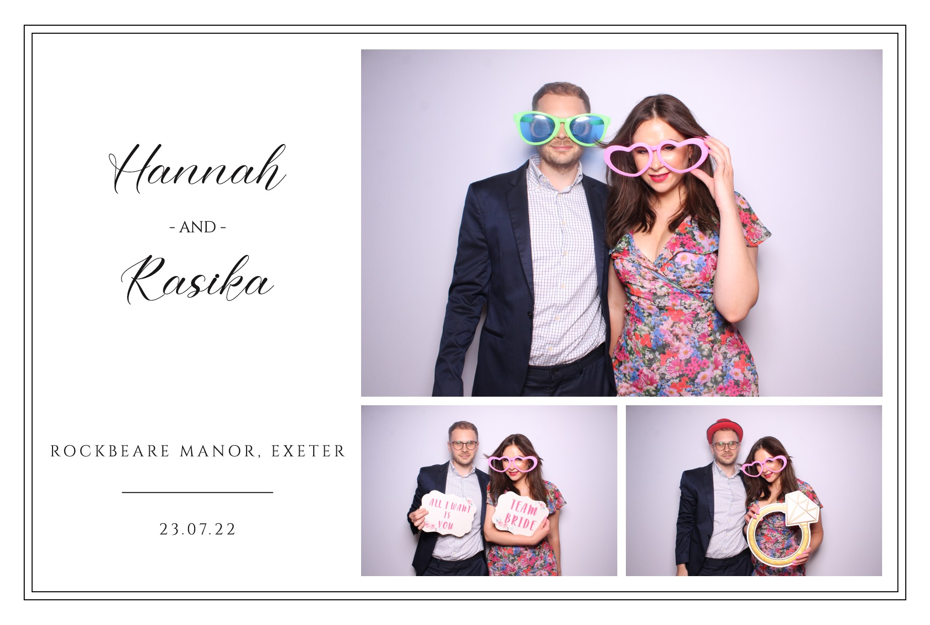 Hannah & Rasika | View more photos from the event at images.mobile-photo-booth.com/u/MobilePhotoBoothUK/Hannah-Rasika