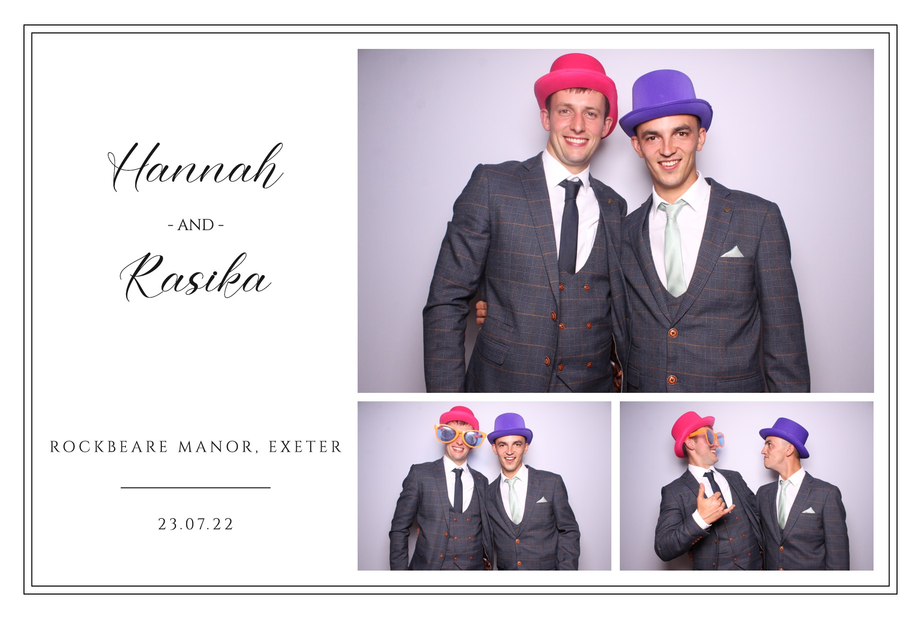 Hannah & Rasika | View more photos from the event at images.mobile-photo-booth.com/u/MobilePhotoBoothUK/Hannah-Rasika
