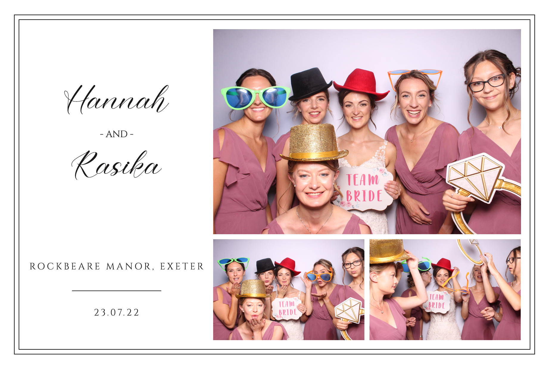 Hannah & Rasika | View more photos from the event at images.mobile-photo-booth.com/u/MobilePhotoBoothUK/Hannah-Rasika
