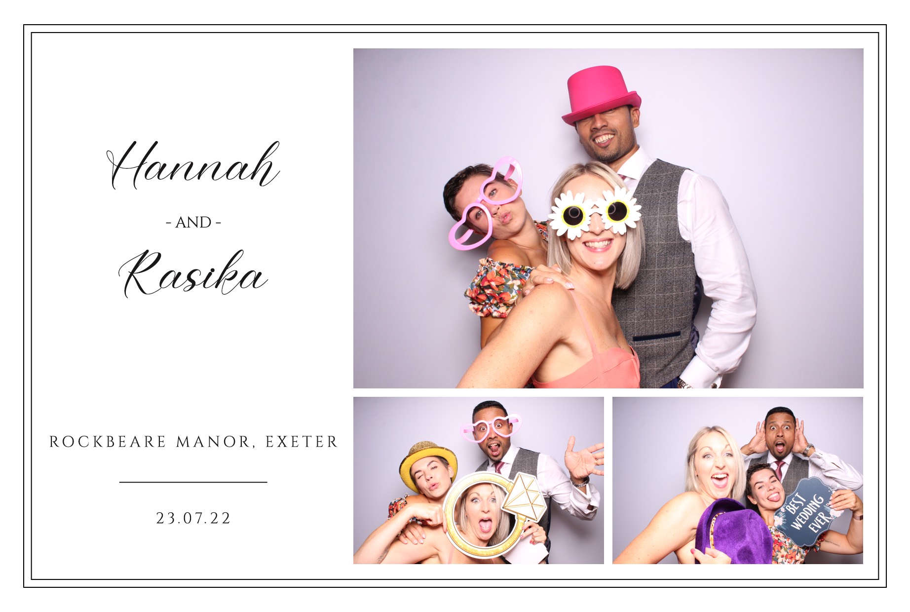Hannah & Rasika | View more photos from the event at images.mobile-photo-booth.com/u/MobilePhotoBoothUK/Hannah-Rasika