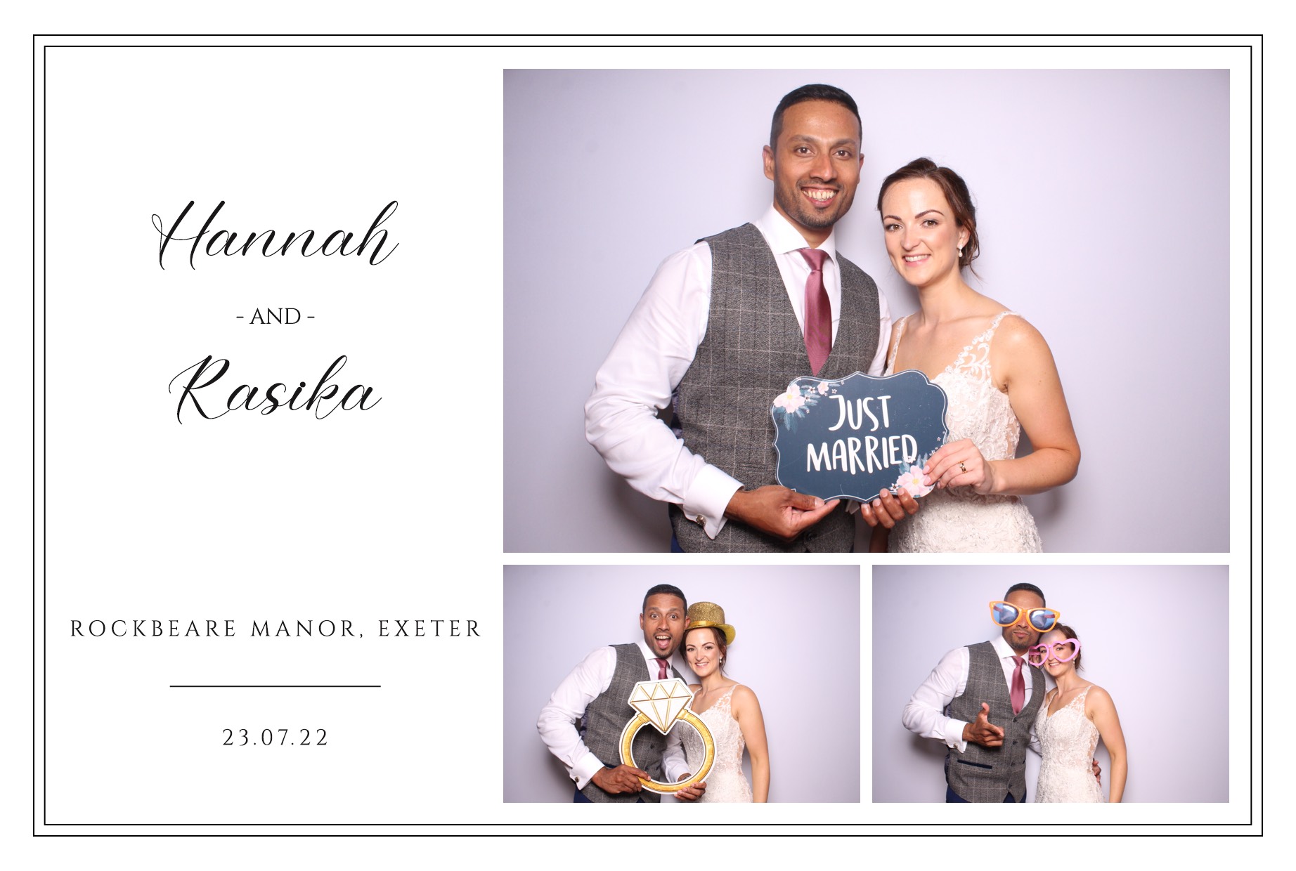 Hannah & Rasika | View more photos from the event at images.mobile-photo-booth.com/u/MobilePhotoBoothUK/Hannah-Rasika