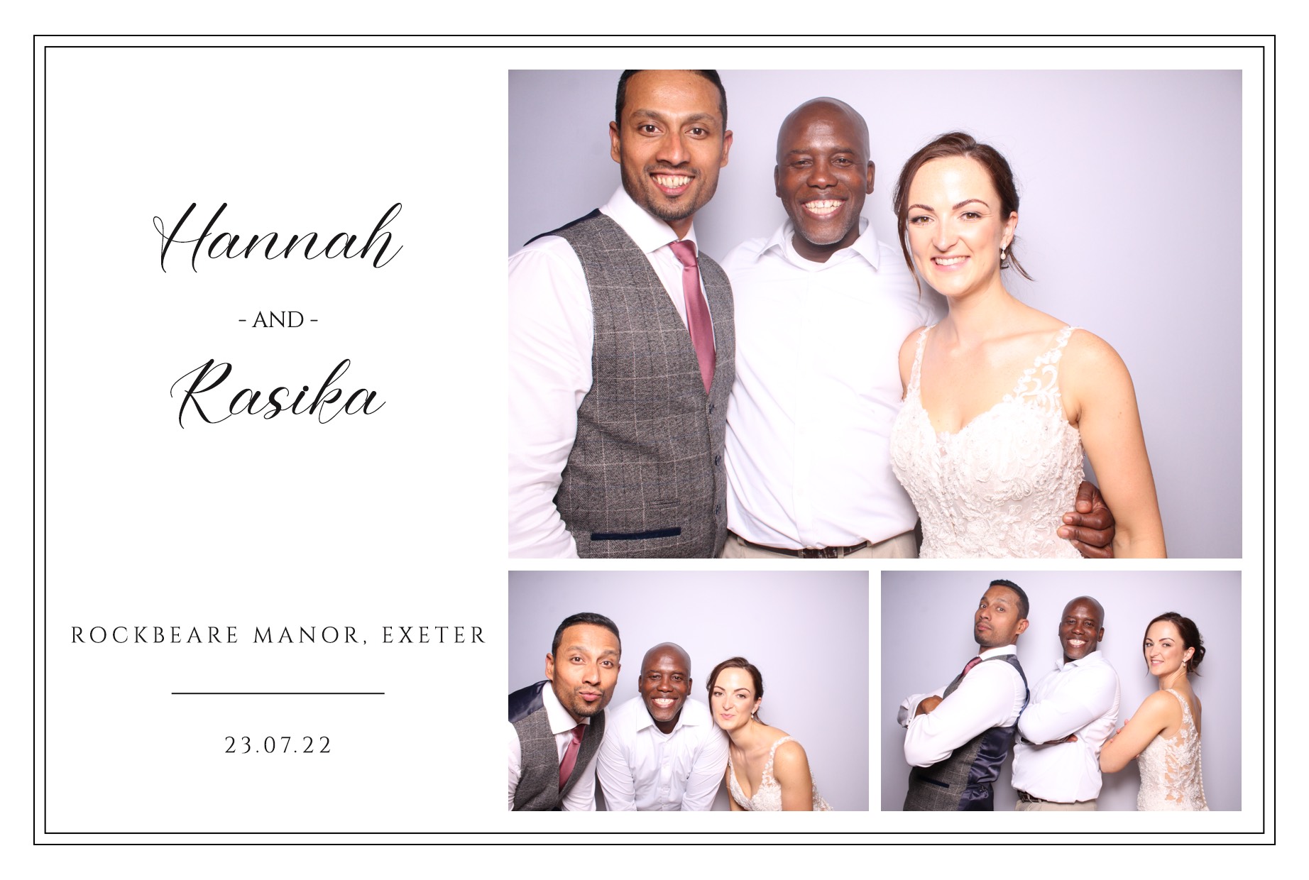 Hannah & Rasika | View more photos from the event at images.mobile-photo-booth.com/u/MobilePhotoBoothUK/Hannah-Rasika