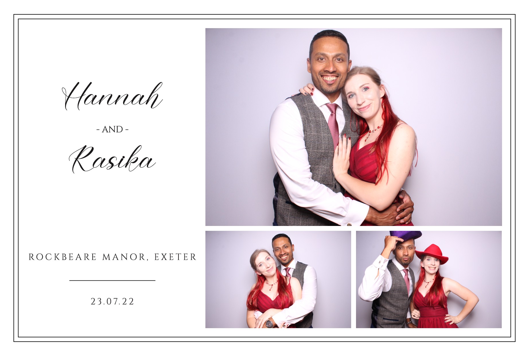 Hannah & Rasika | View more photos from the event at images.mobile-photo-booth.com/u/MobilePhotoBoothUK/Hannah-Rasika