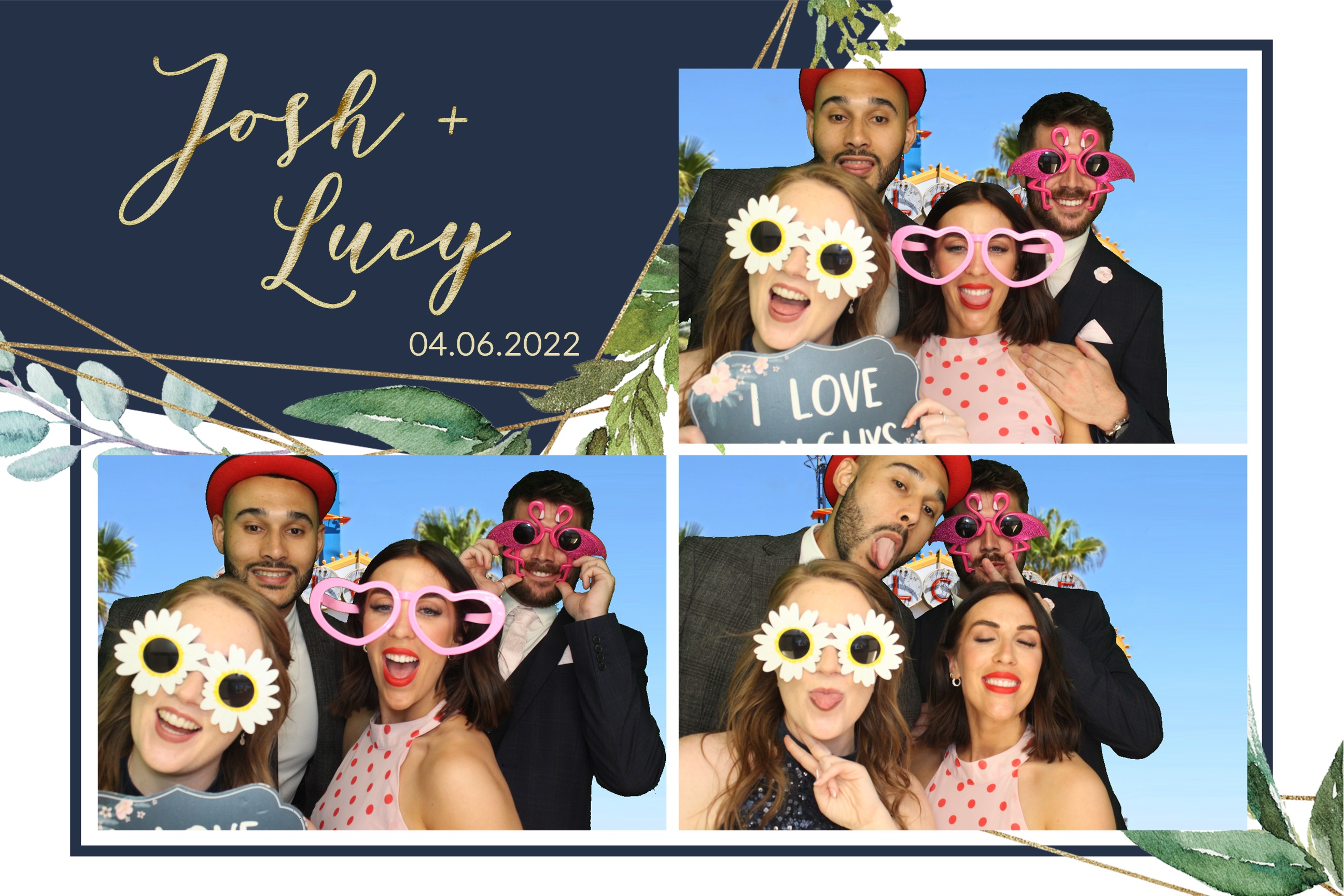 Josh & Lucy | View more photos from the event at images.mobile-photo-booth.com/u/MobilePhotoBoothUK/Josh-Lucy