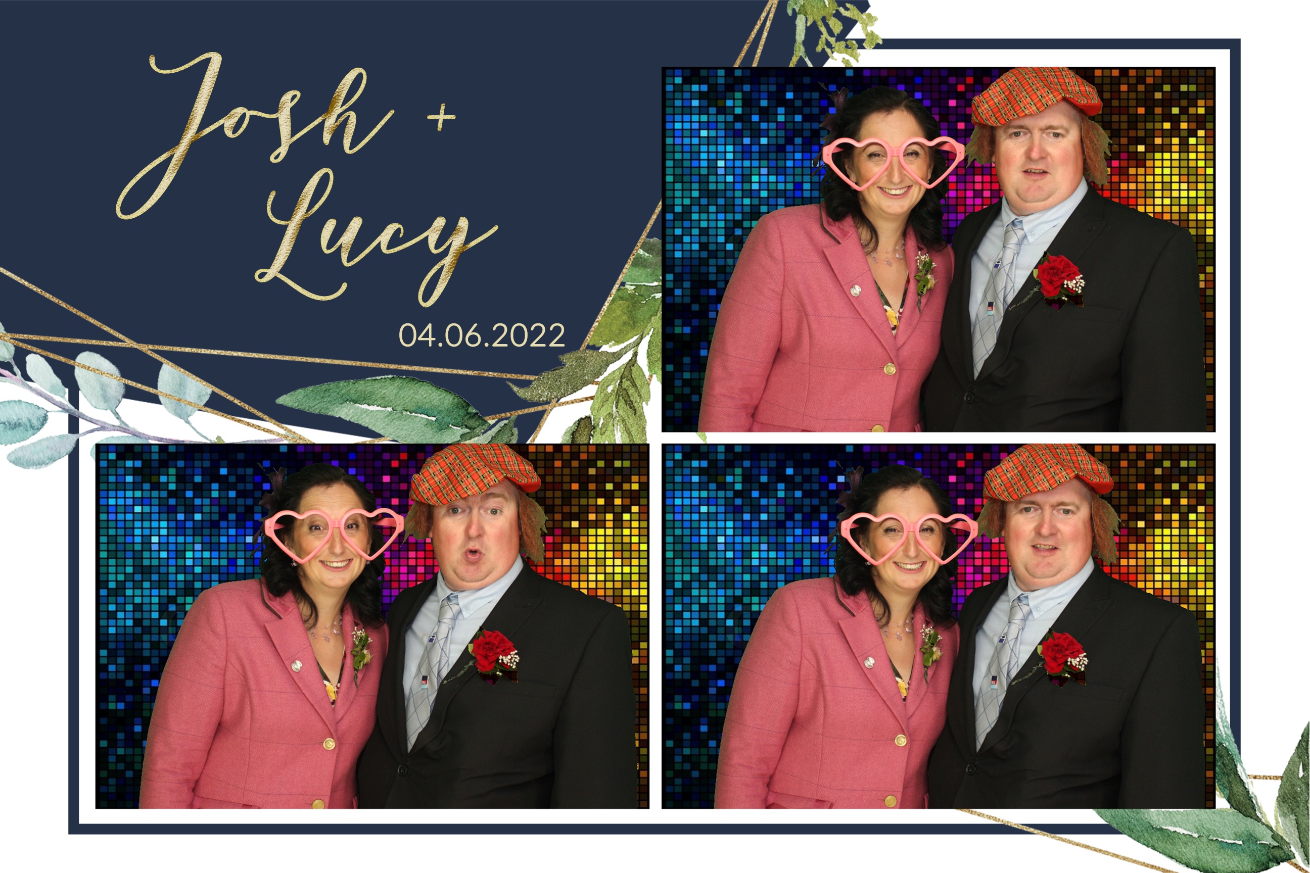 Josh & Lucy | View more photos from the event at images.mobile-photo-booth.com/u/MobilePhotoBoothUK/Josh-Lucy