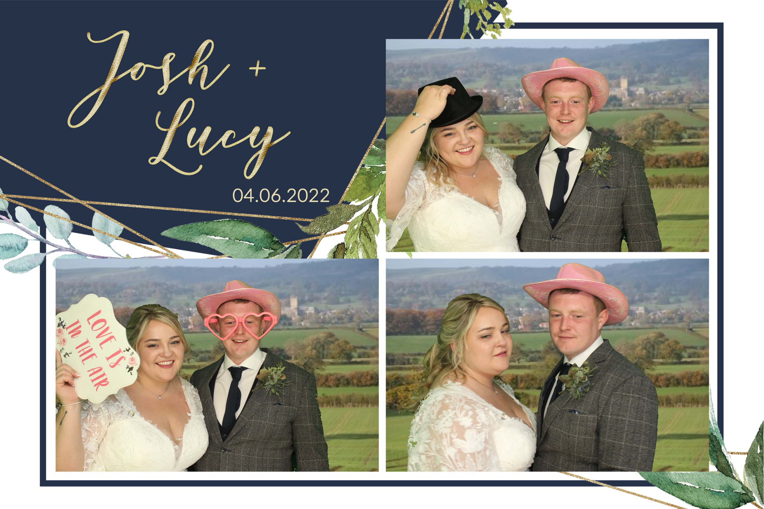Josh & Lucy | View more photos from the event at images.mobile-photo-booth.com/u/MobilePhotoBoothUK/Josh-Lucy
