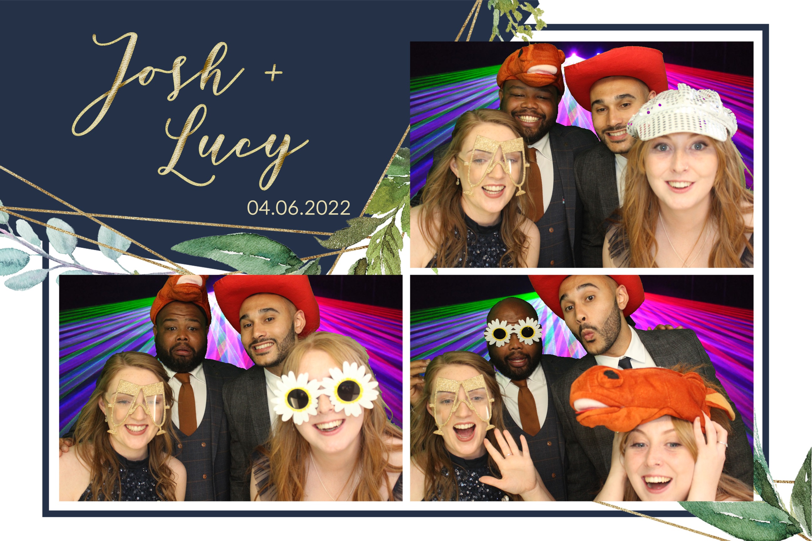 Josh & Lucy | View more photos from the event at images.mobile-photo-booth.com/u/MobilePhotoBoothUK/Josh-Lucy