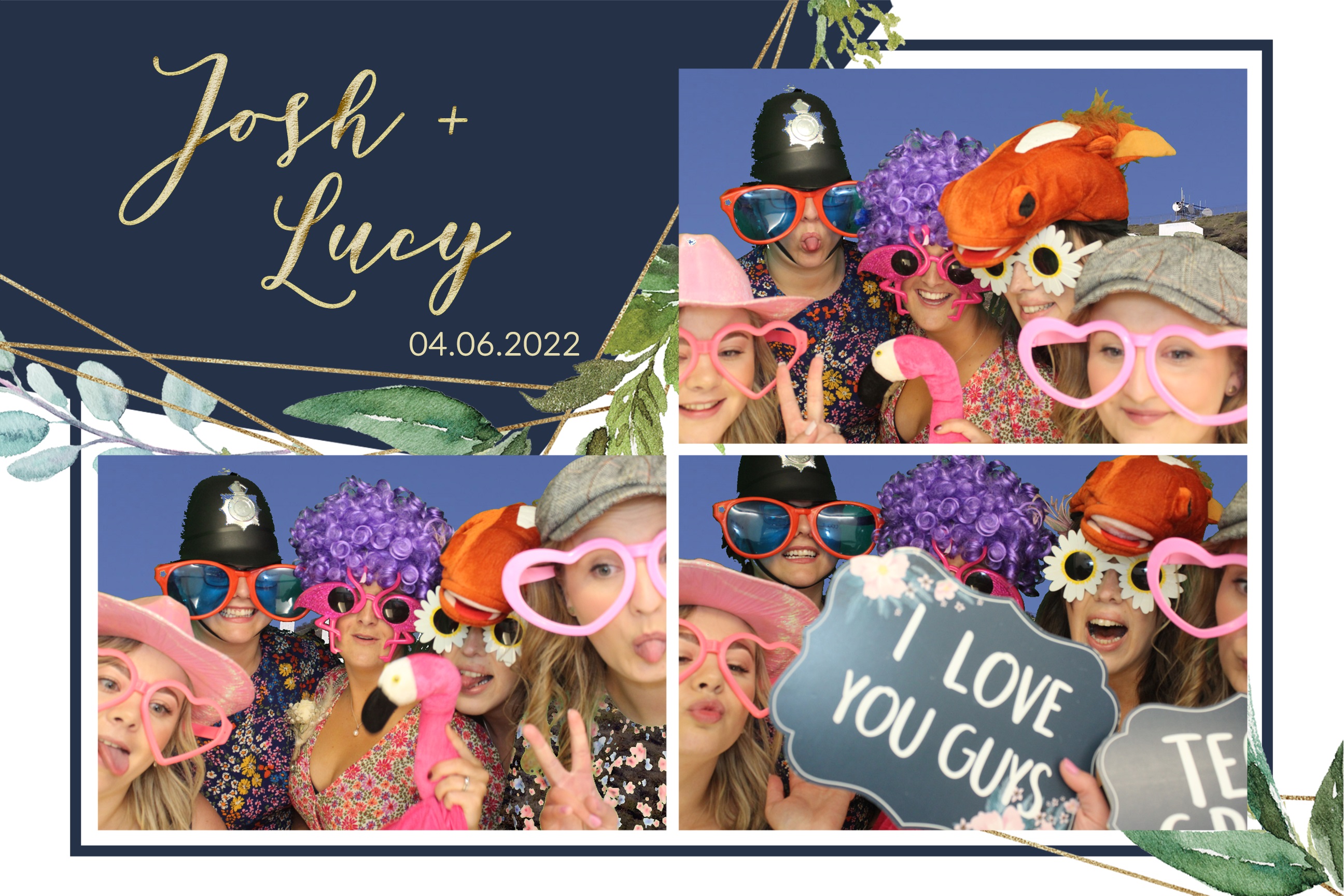 Josh & Lucy | View more photos from the event at images.mobile-photo-booth.com/u/MobilePhotoBoothUK/Josh-Lucy