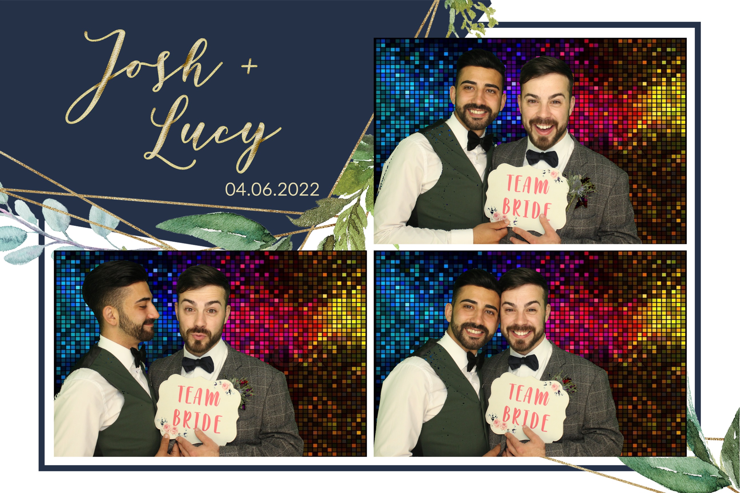 Josh & Lucy | View more photos from the event at images.mobile-photo-booth.com/u/MobilePhotoBoothUK/Josh-Lucy