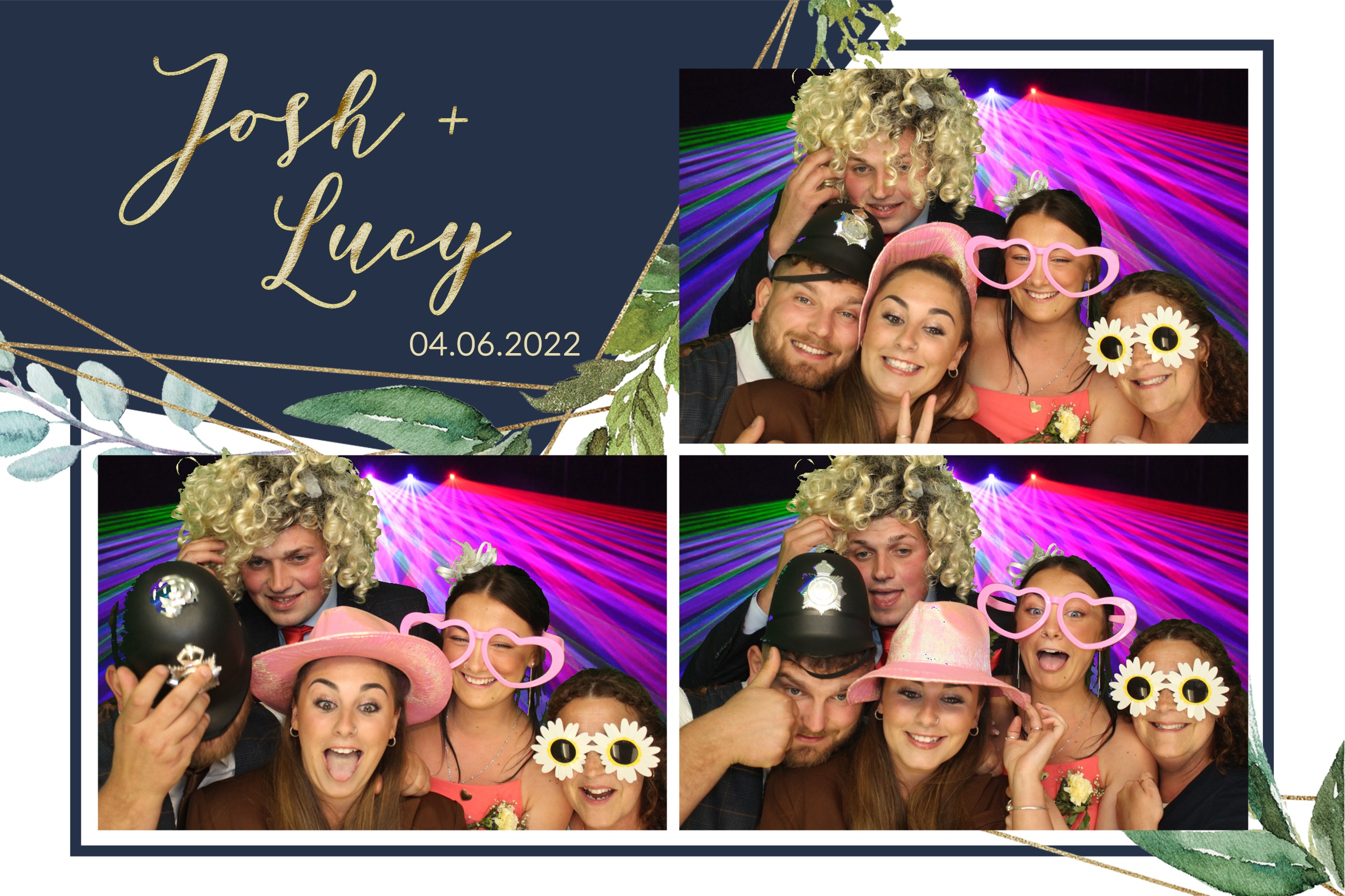 Josh & Lucy | View more photos from the event at images.mobile-photo-booth.com/u/MobilePhotoBoothUK/Josh-Lucy