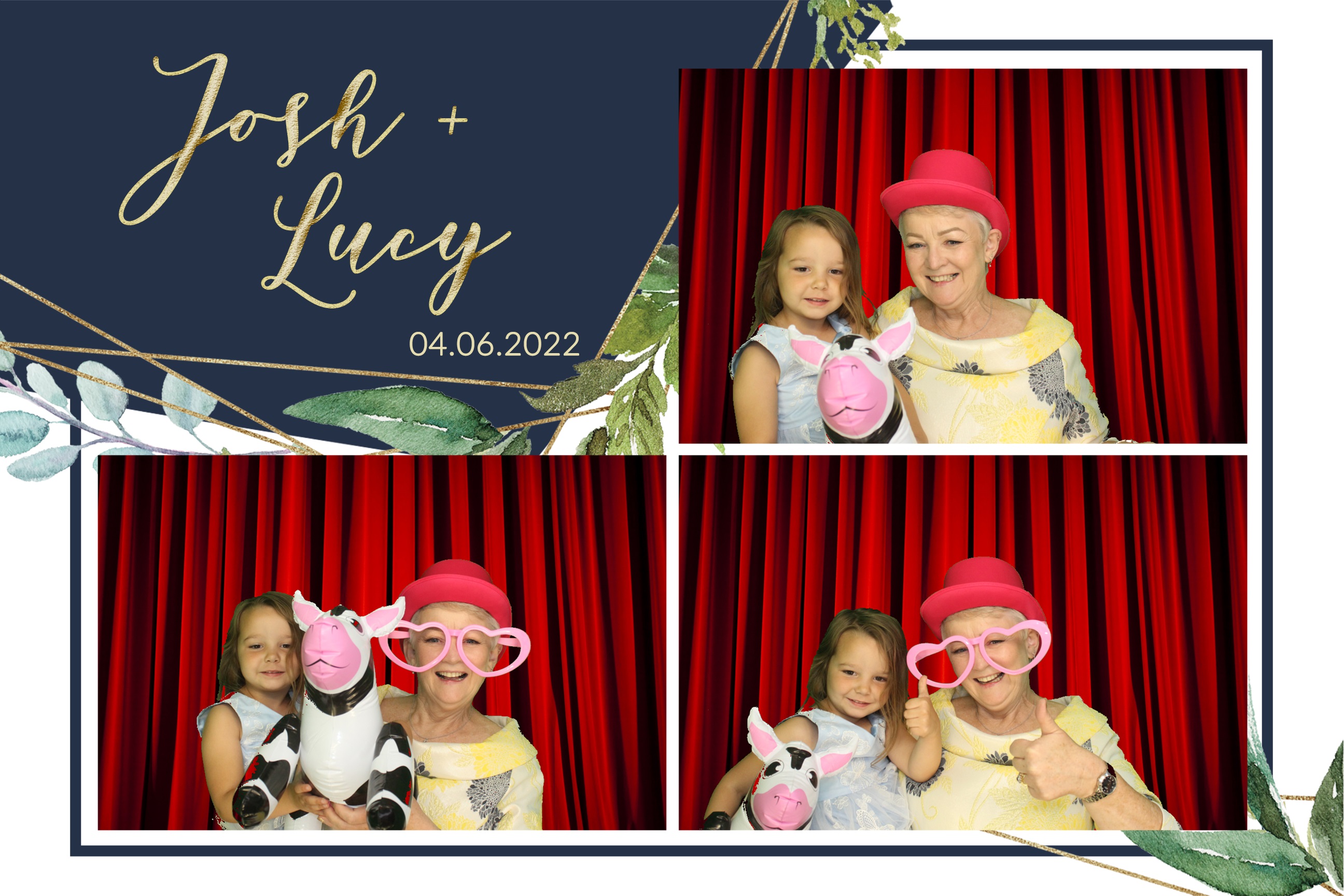 Josh & Lucy | View more photos from the event at images.mobile-photo-booth.com/u/MobilePhotoBoothUK/Josh-Lucy