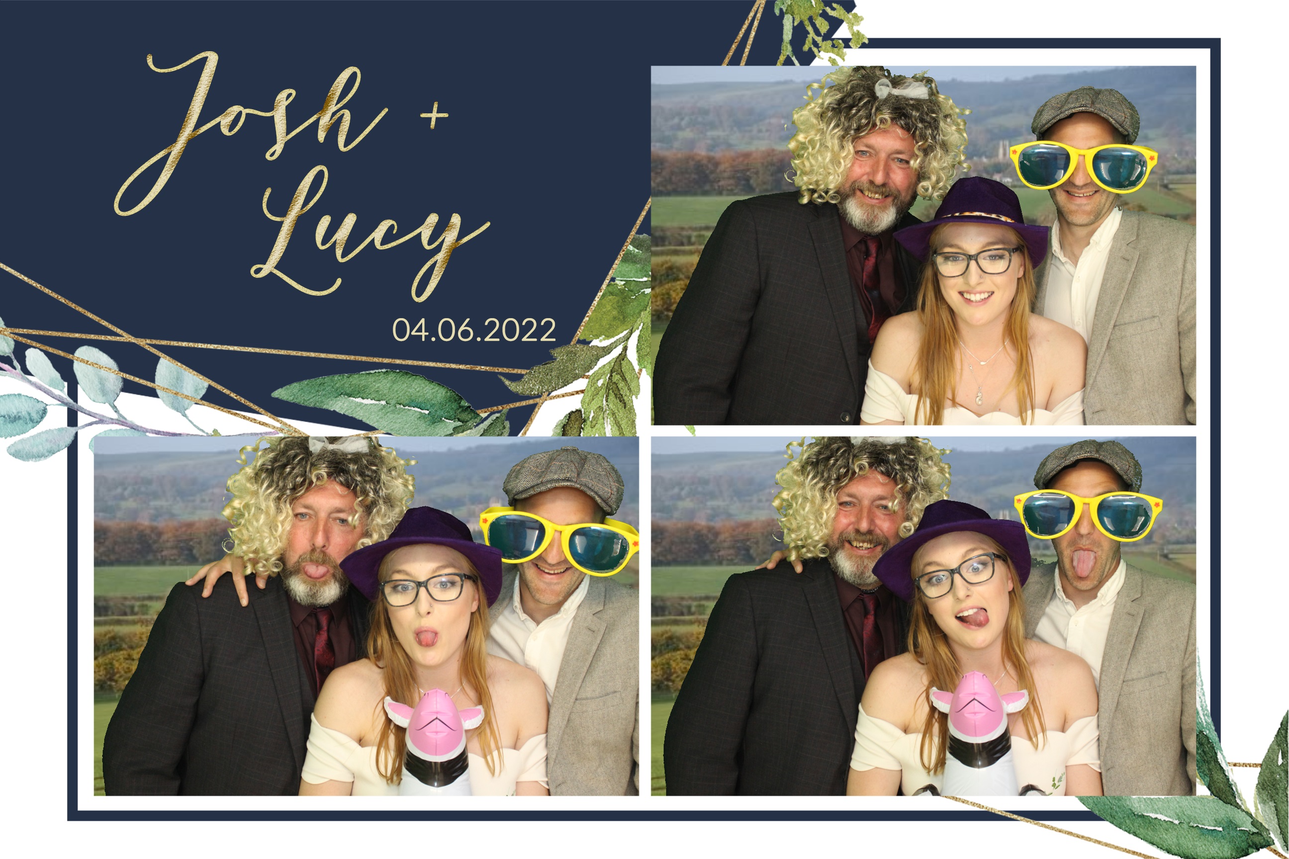 Josh & Lucy | View more photos from the event at images.mobile-photo-booth.com/u/MobilePhotoBoothUK/Josh-Lucy
