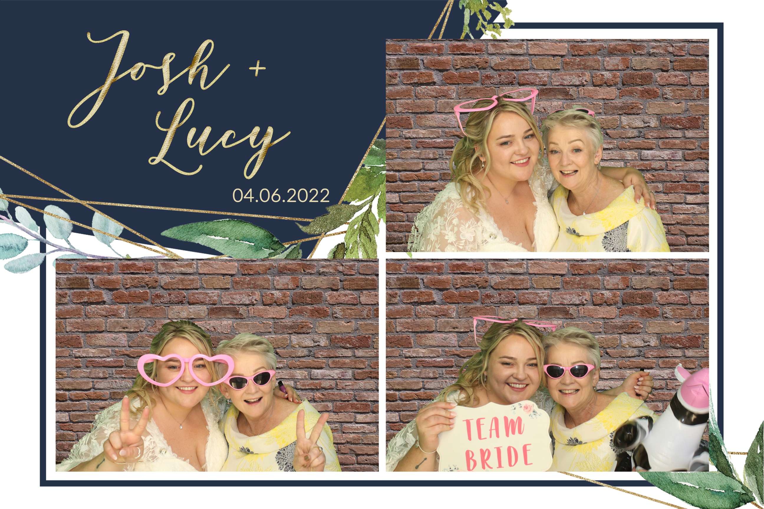 Josh & Lucy | View more photos from the event at images.mobile-photo-booth.com/u/MobilePhotoBoothUK/Josh-Lucy