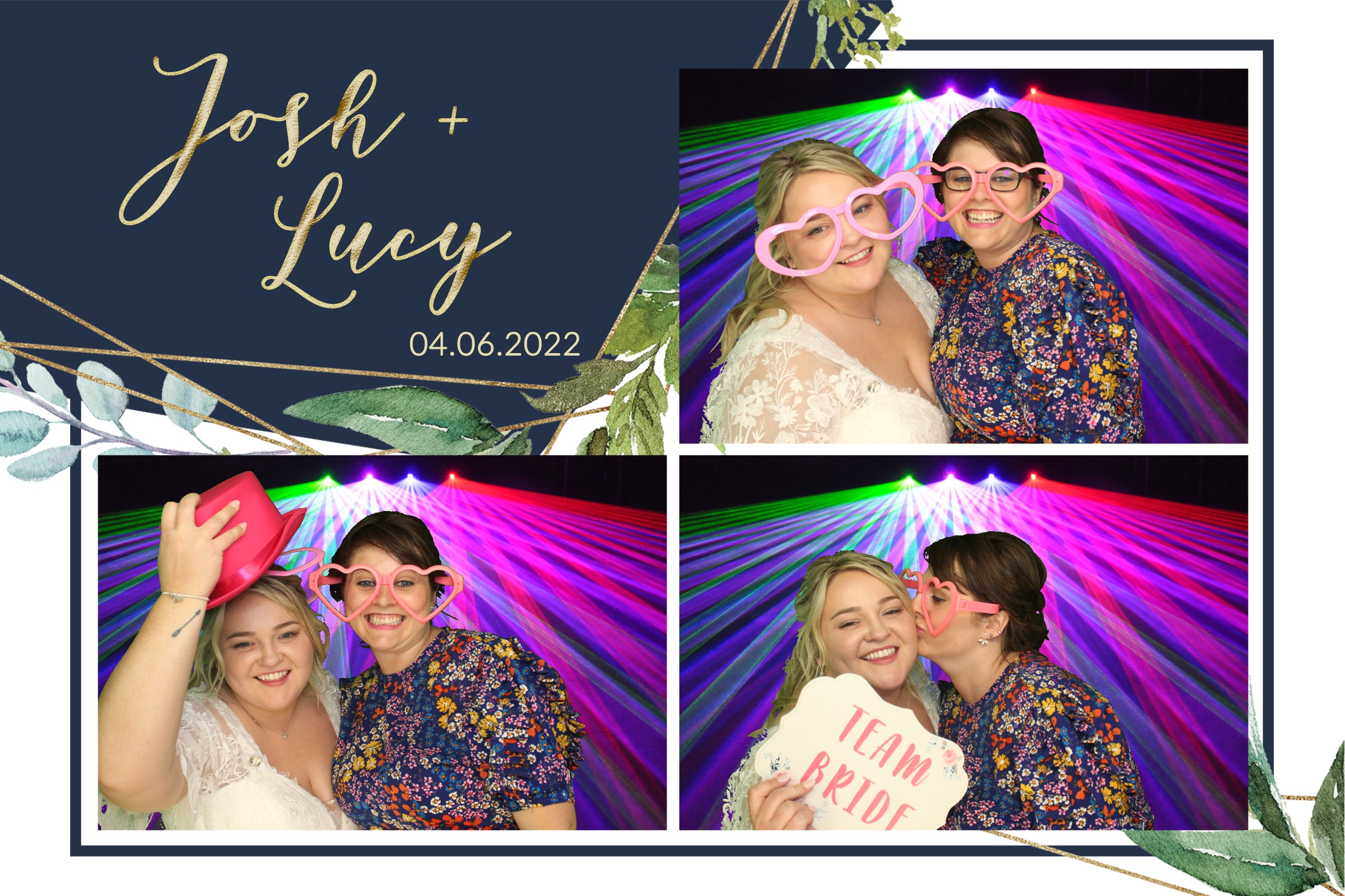 Josh & Lucy | View more photos from the event at images.mobile-photo-booth.com/u/MobilePhotoBoothUK/Josh-Lucy