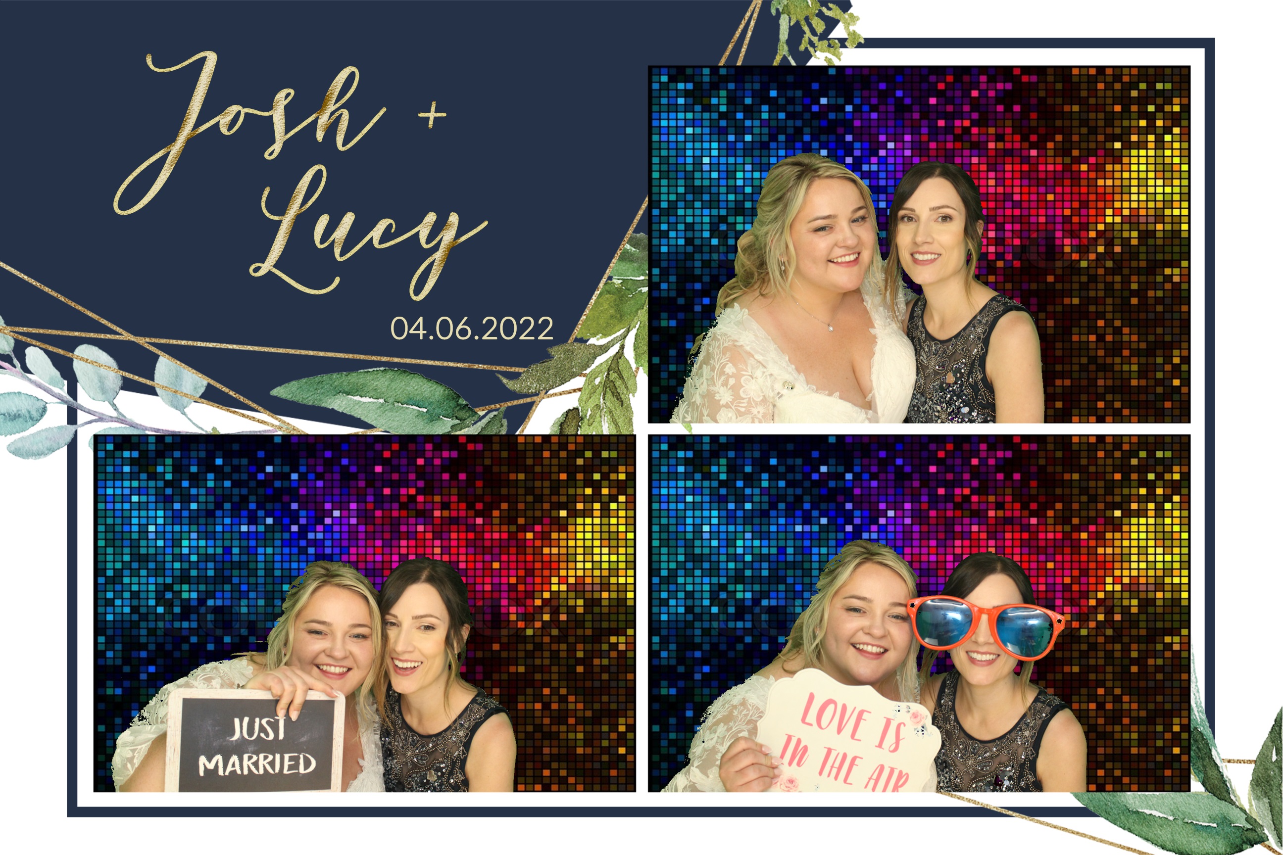 Josh & Lucy | View more photos from the event at images.mobile-photo-booth.com/u/MobilePhotoBoothUK/Josh-Lucy