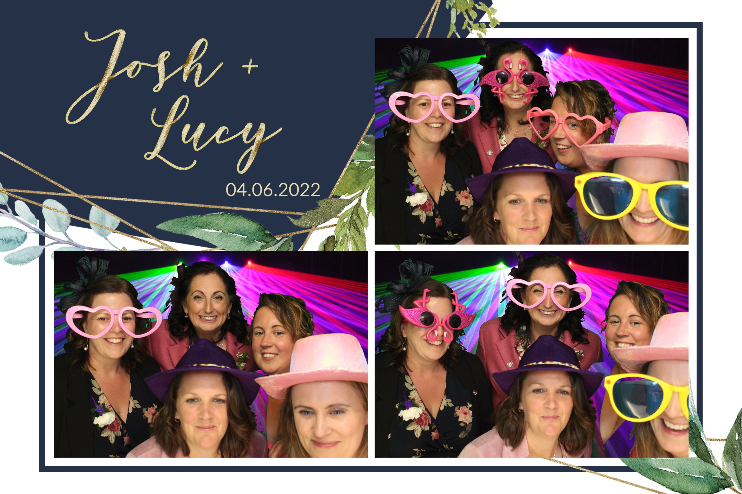 Josh & Lucy | View more photos from the event at images.mobile-photo-booth.com/u/MobilePhotoBoothUK/Josh-Lucy