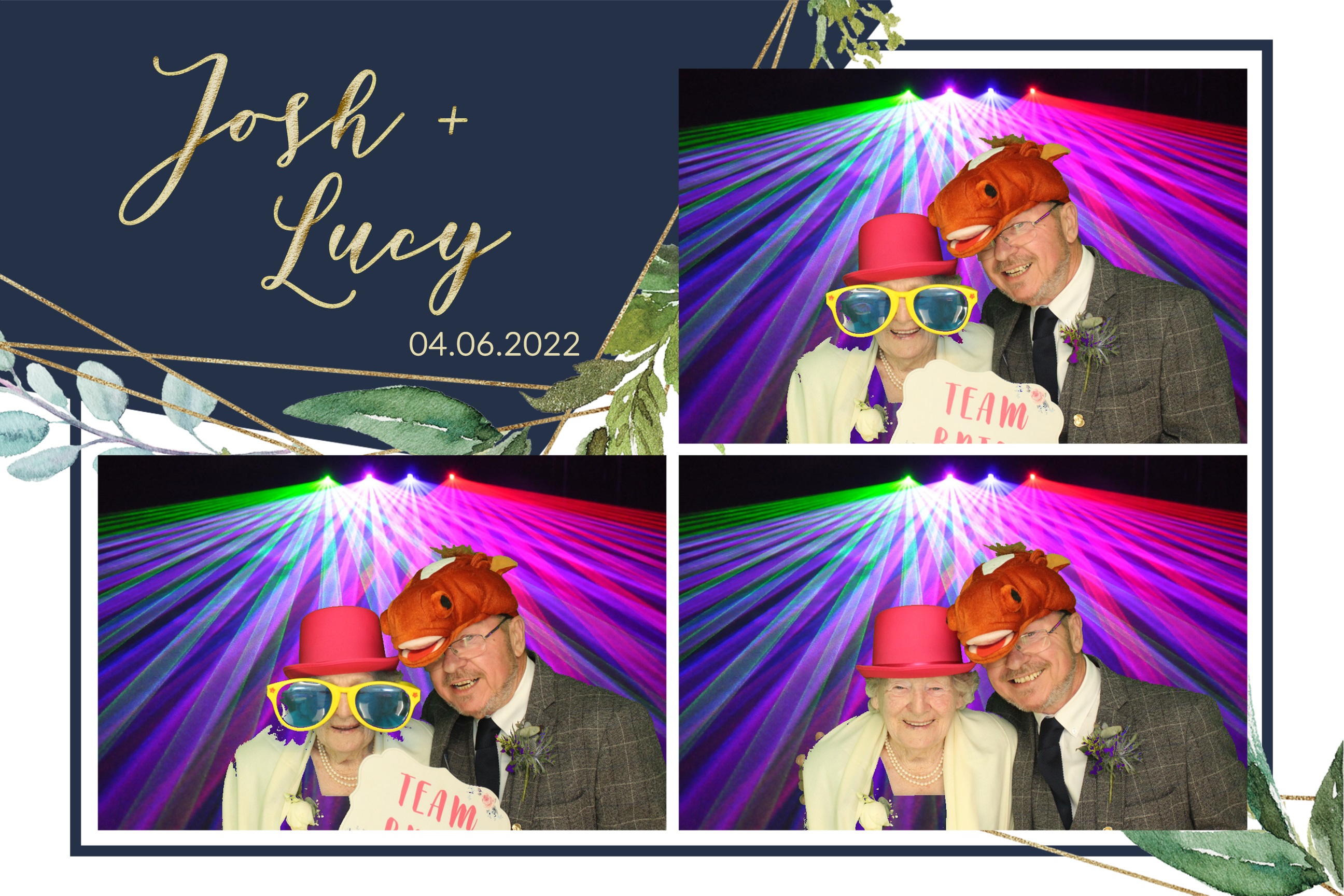 Josh & Lucy | View more photos from the event at images.mobile-photo-booth.com/u/MobilePhotoBoothUK/Josh-Lucy