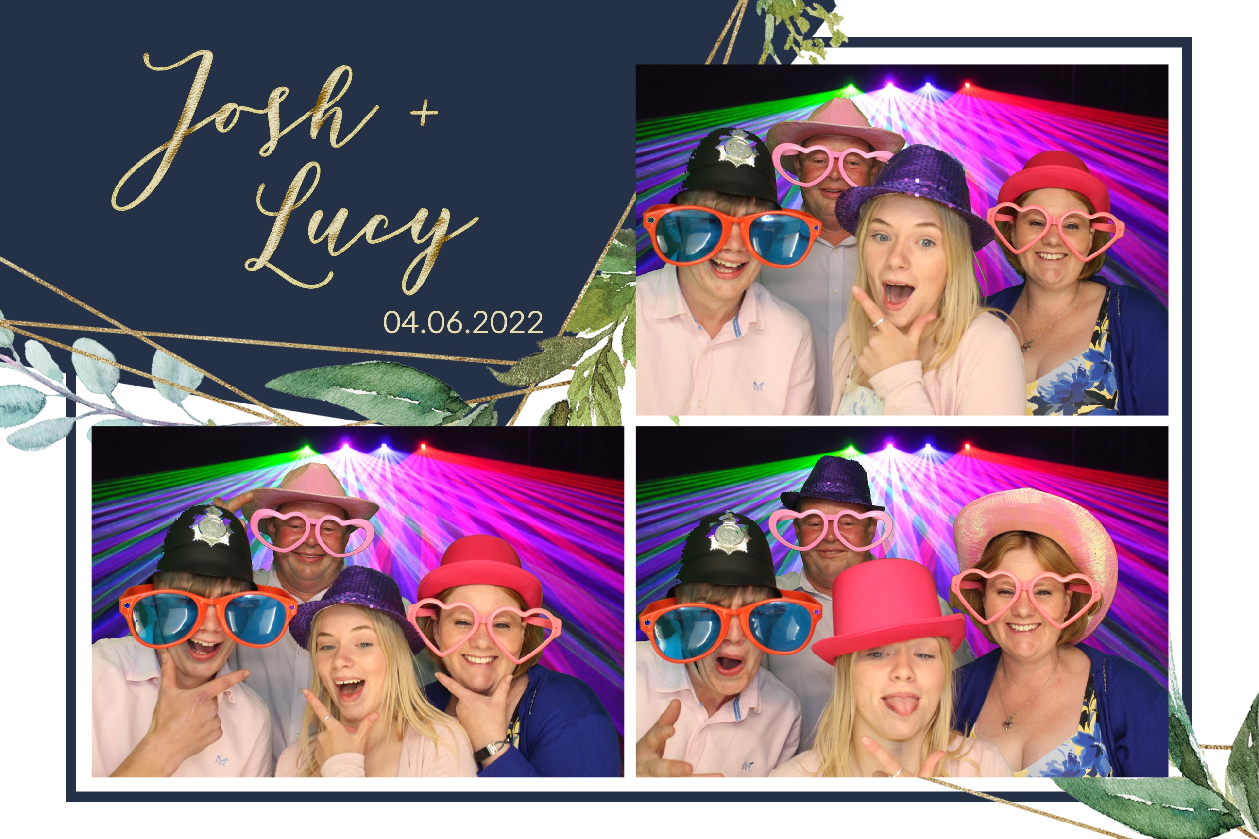 Josh & Lucy | View more photos from the event at images.mobile-photo-booth.com/u/MobilePhotoBoothUK/Josh-Lucy