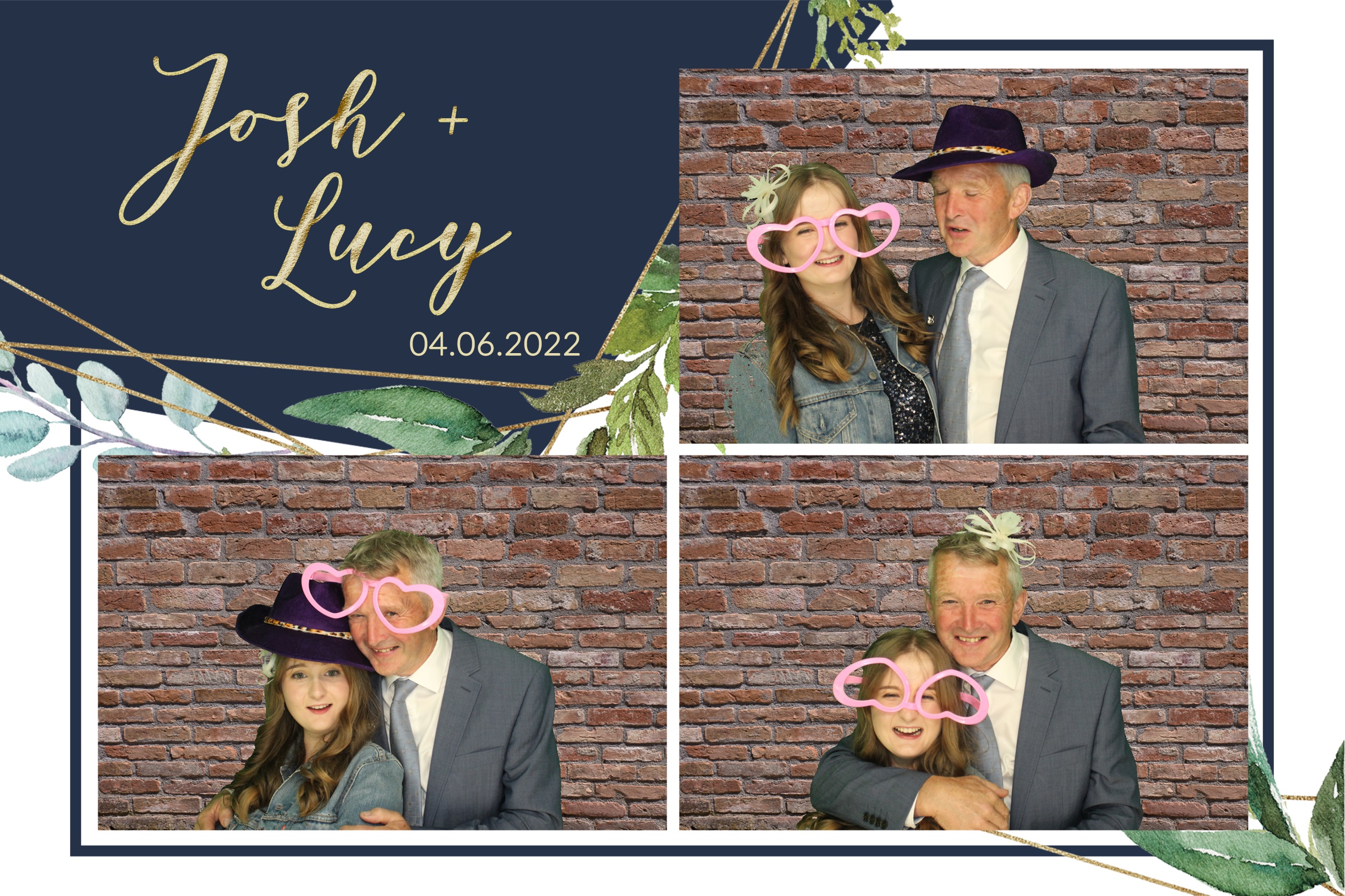 Josh & Lucy | View more photos from the event at images.mobile-photo-booth.com/u/MobilePhotoBoothUK/Josh-Lucy