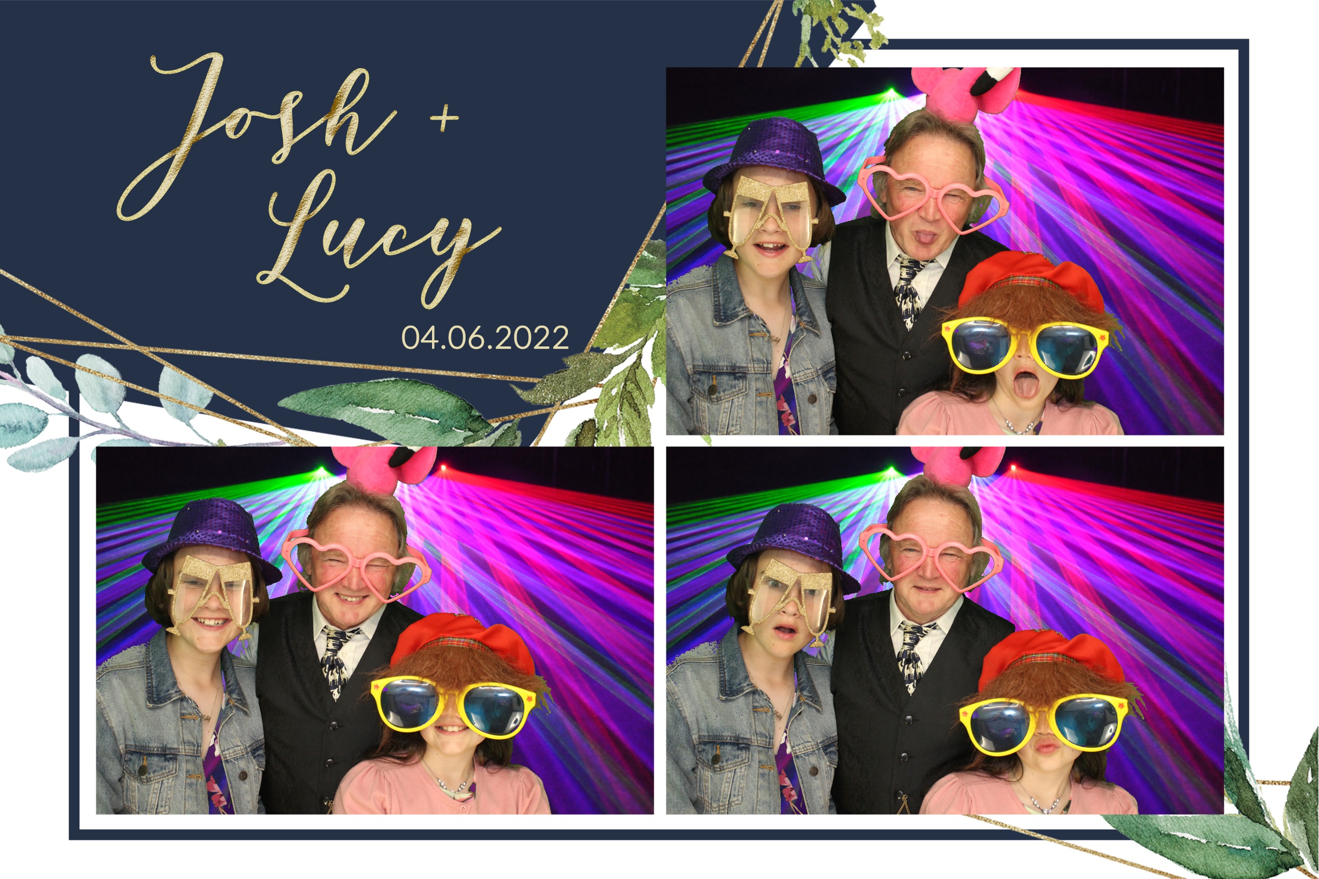 Josh & Lucy | View more photos from the event at images.mobile-photo-booth.com/u/MobilePhotoBoothUK/Josh-Lucy