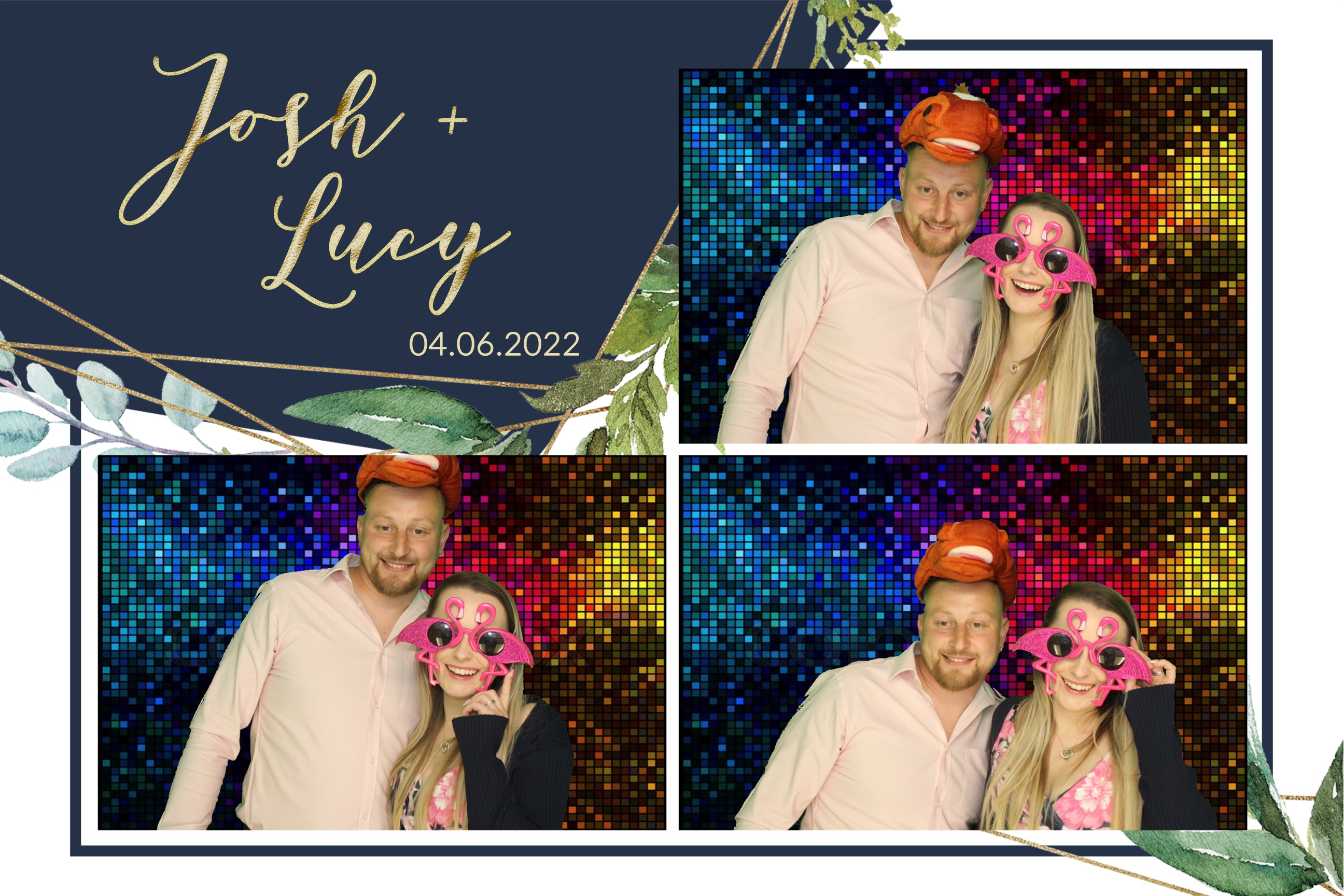 Josh & Lucy | View more photos from the event at images.mobile-photo-booth.com/u/MobilePhotoBoothUK/Josh-Lucy
