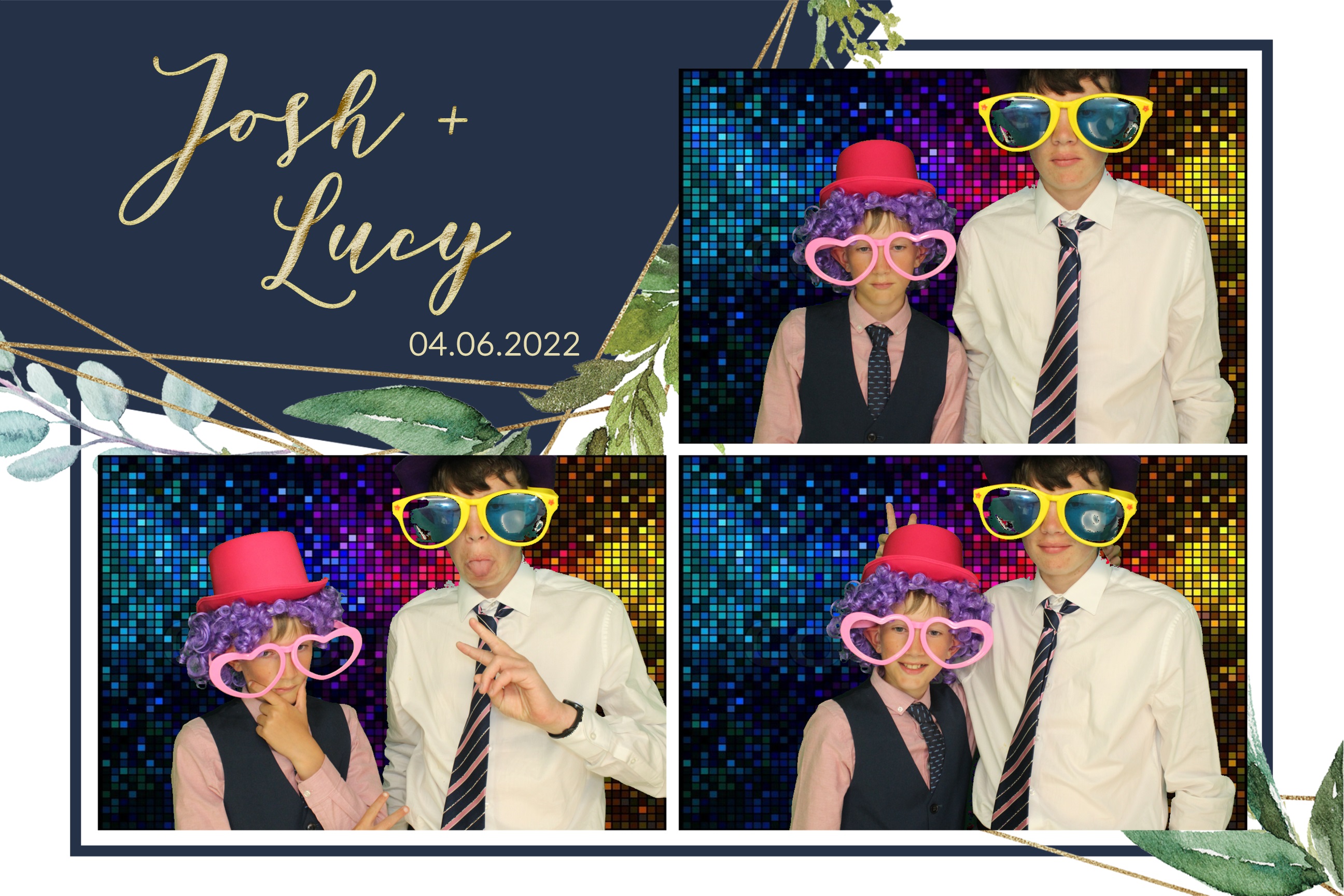 Josh & Lucy | View more photos from the event at images.mobile-photo-booth.com/u/MobilePhotoBoothUK/Josh-Lucy