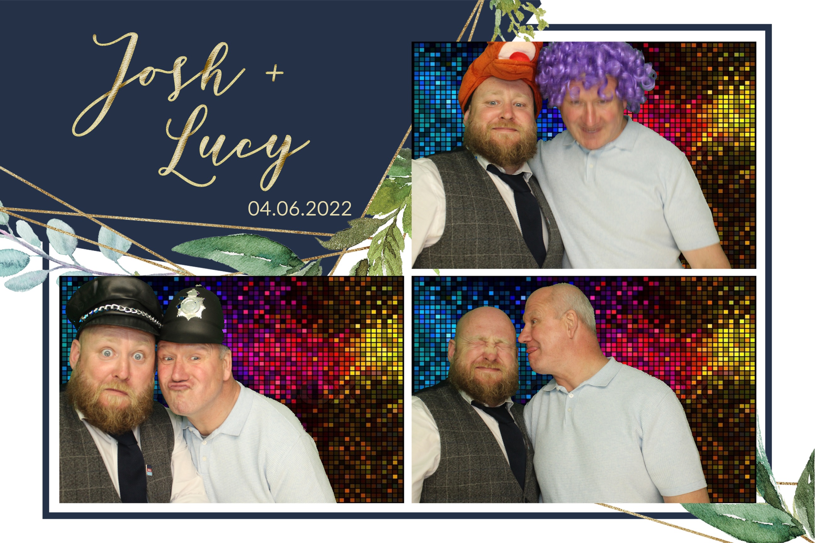 Josh & Lucy | View more photos from the event at images.mobile-photo-booth.com/u/MobilePhotoBoothUK/Josh-Lucy