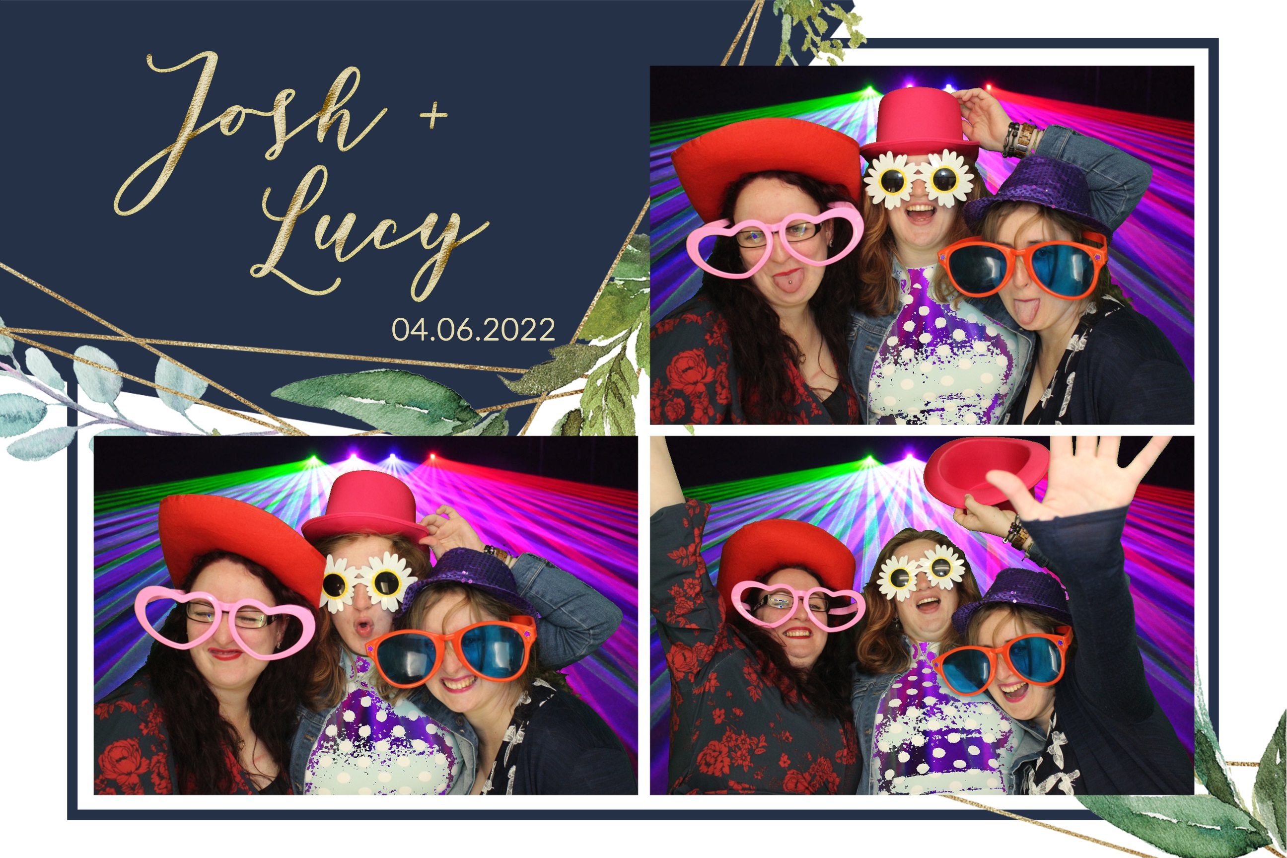 Josh & Lucy | View more photos from the event at images.mobile-photo-booth.com/u/MobilePhotoBoothUK/Josh-Lucy
