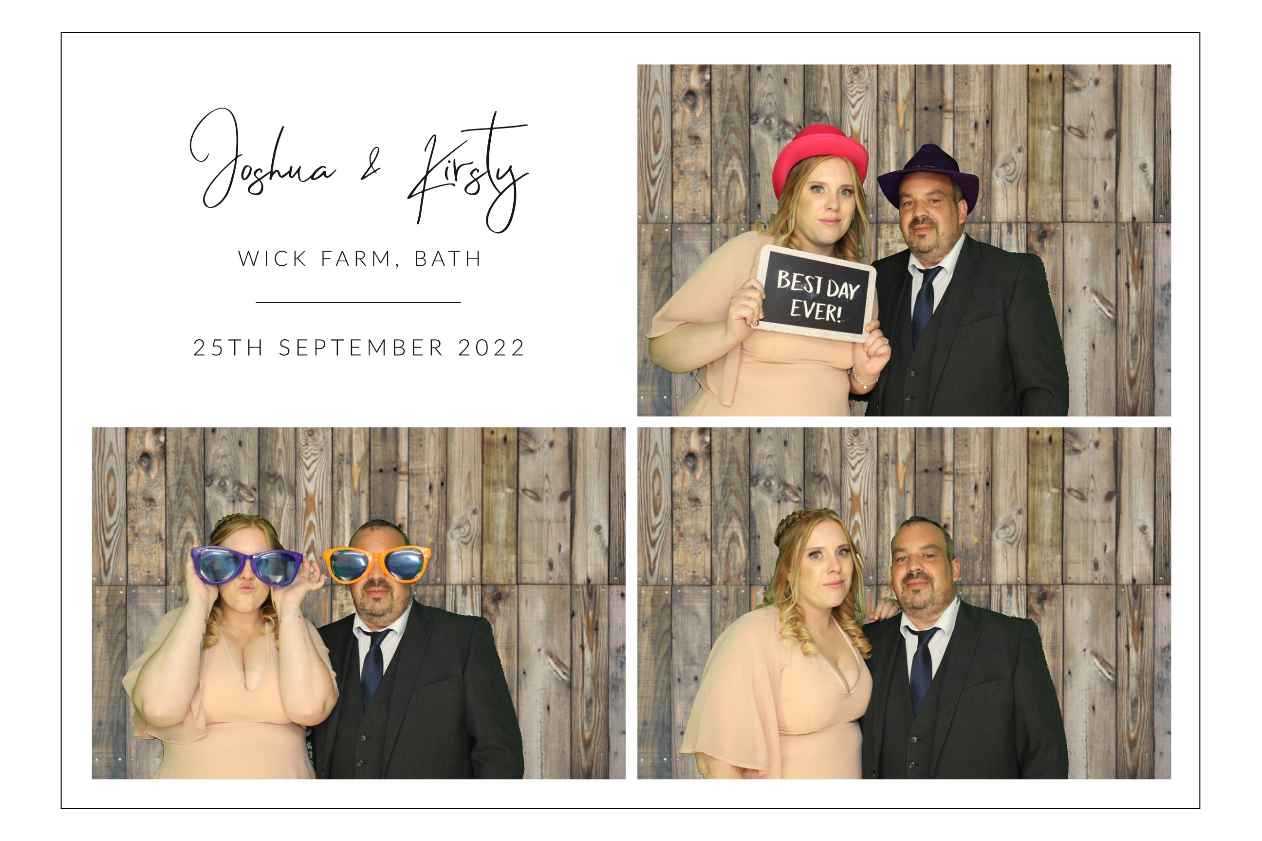 Joshua & Kirsty | View more photos from the event at images.mobile-photo-booth.com/u/MobilePhotoBoothUK/Joshua-Kirsty